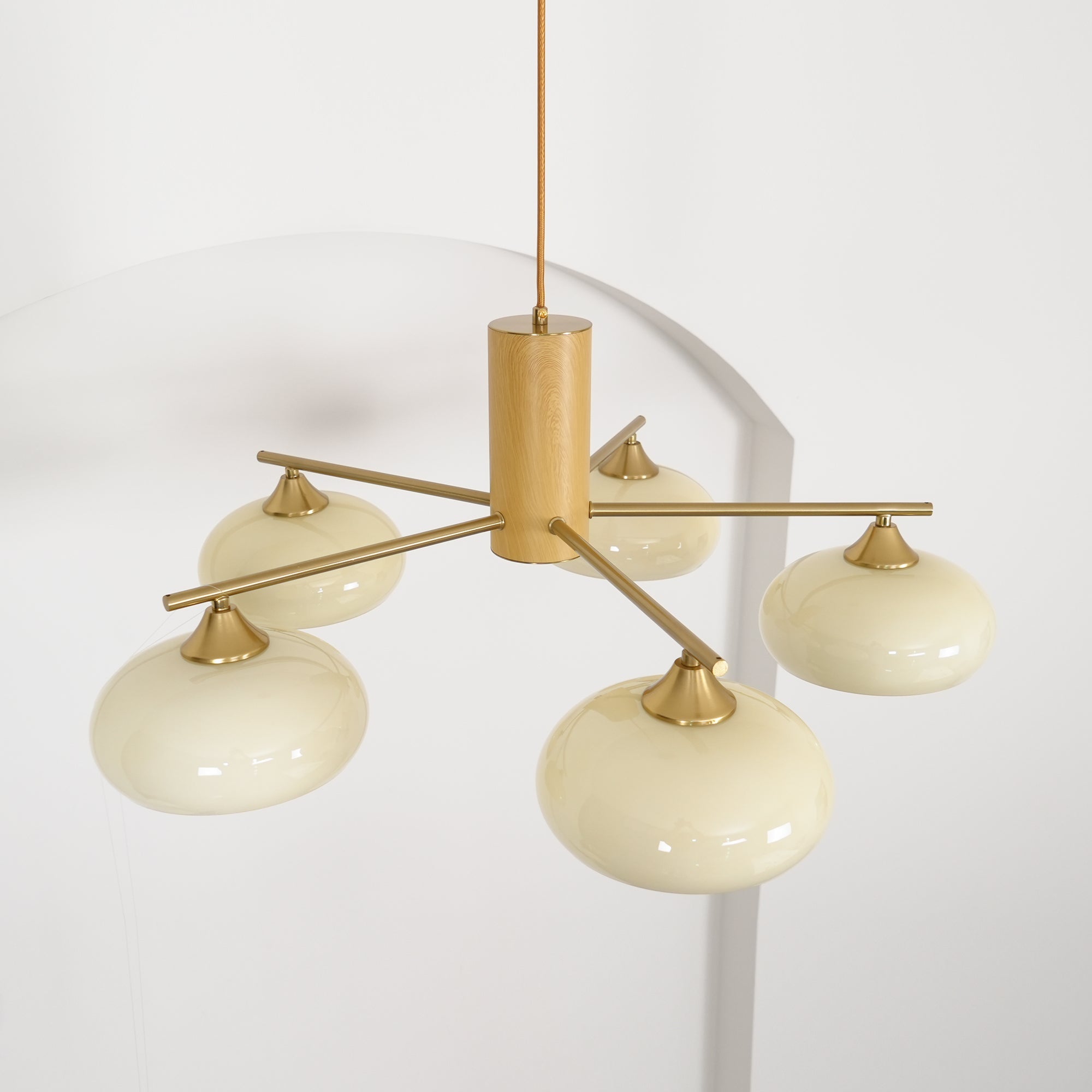 Persimmon Oval Chandelier