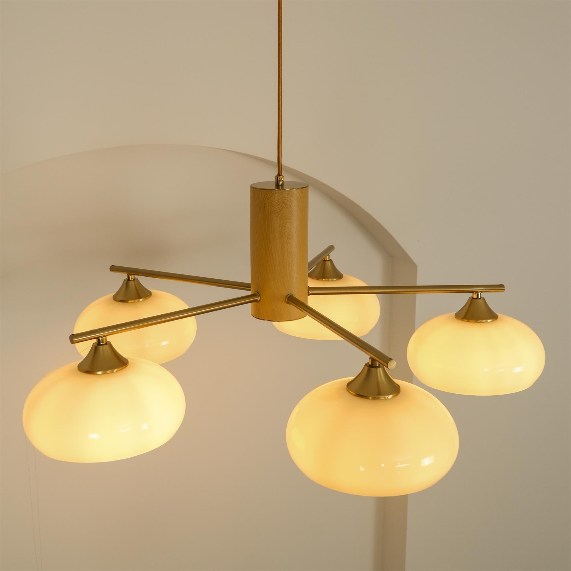 Persimmon Oval Chandelier