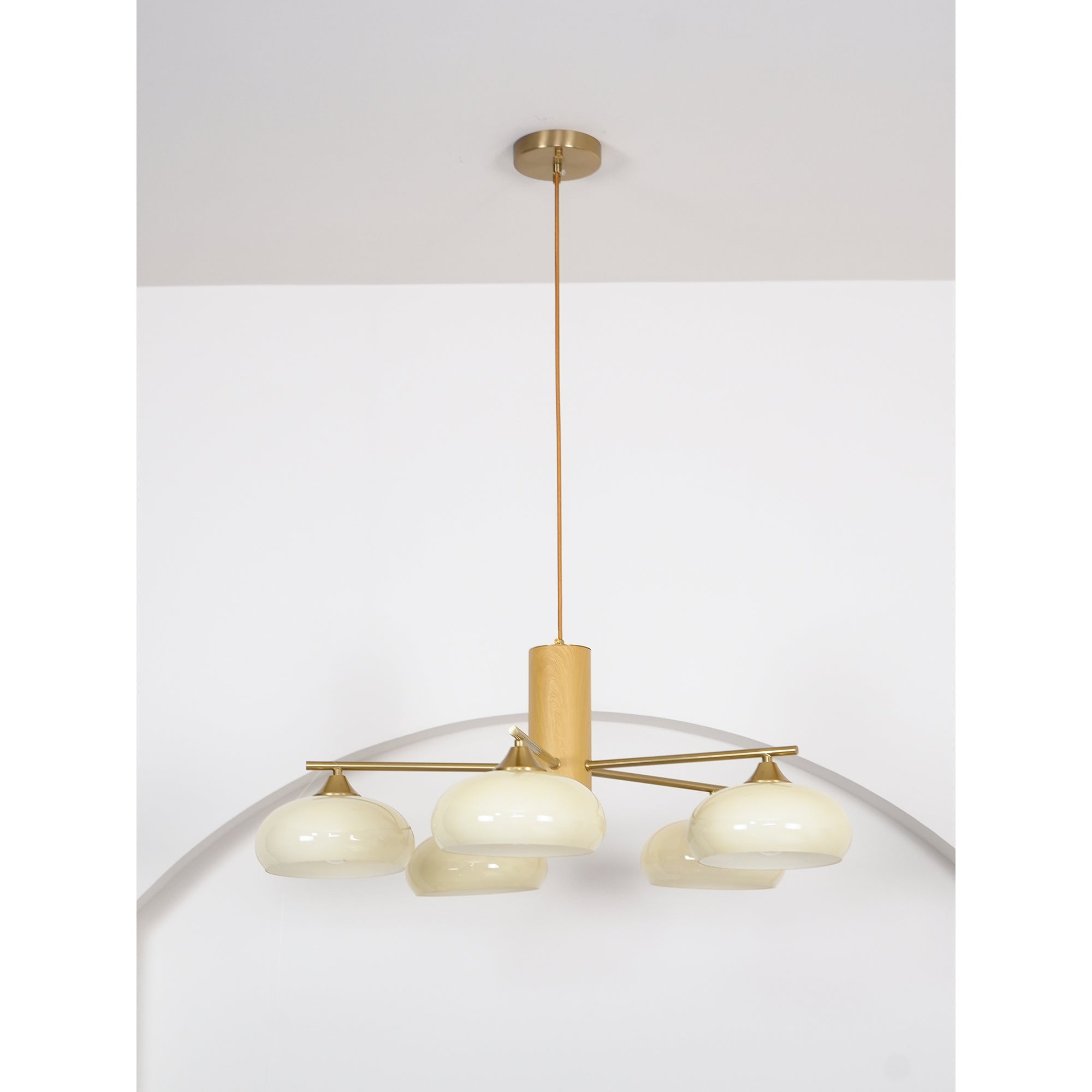 Persimmon Oval Chandelier