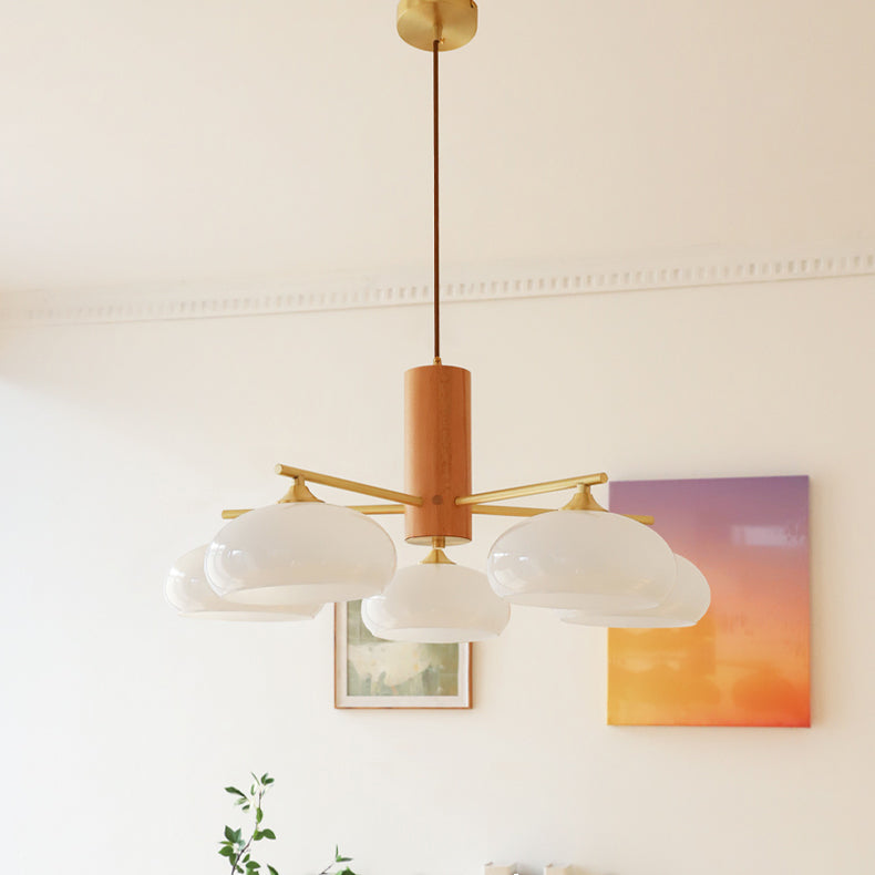 Persimmon Oval Chandelier