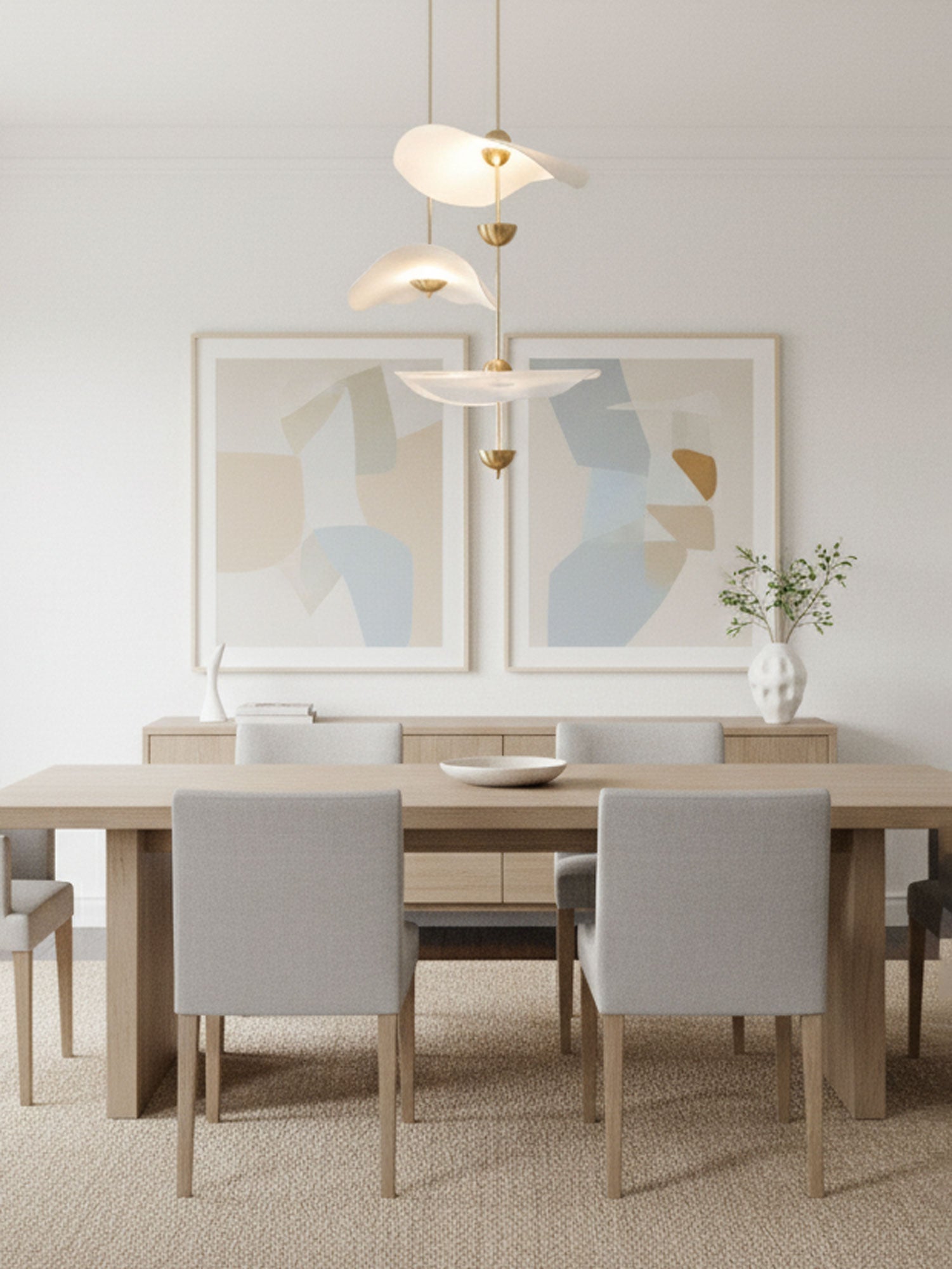 Aurea Double Disc Pendant
