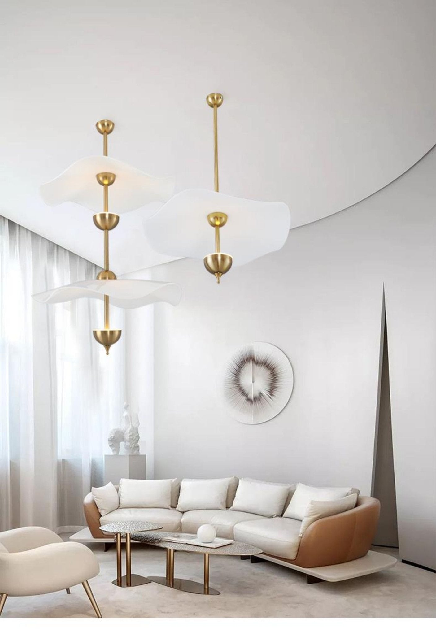 Aurea Double Disc Pendant