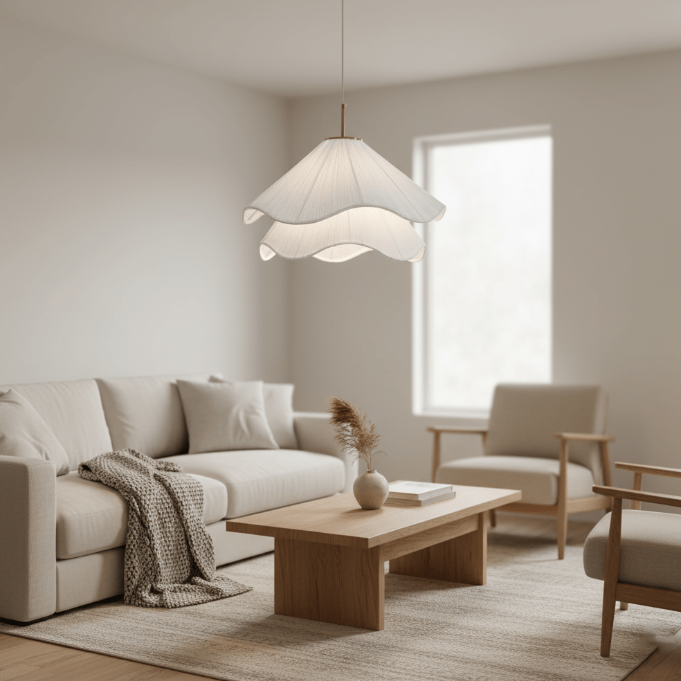 Ondine Pleated Bloom Pendant