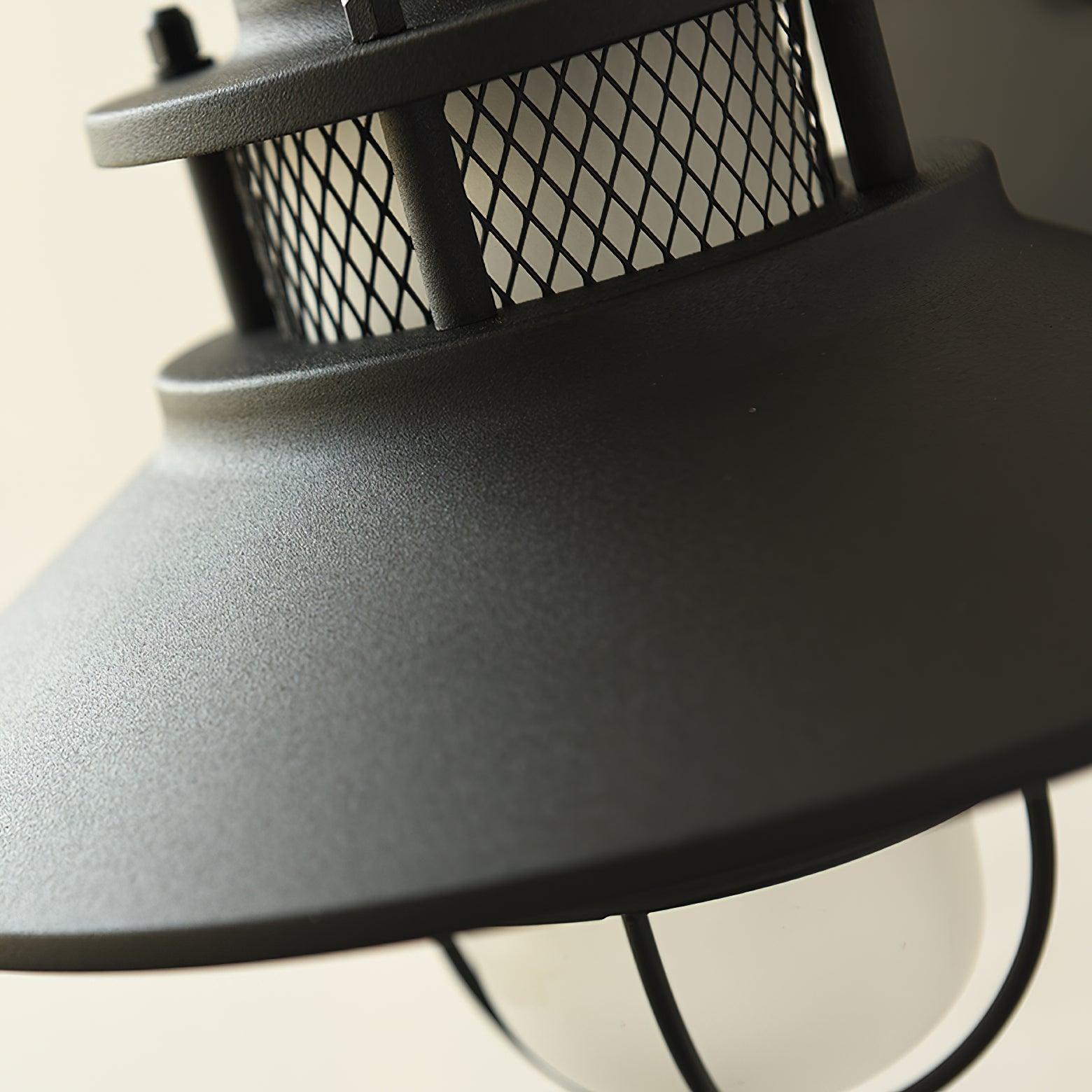 Industrial Frosted Glass Sconce