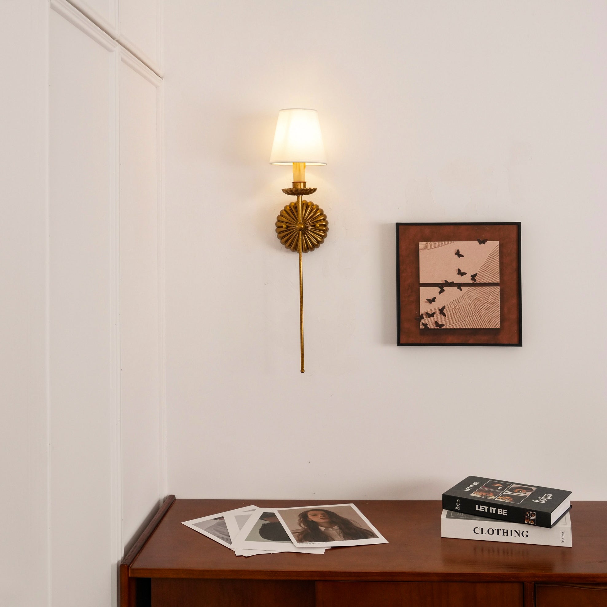 Odessa Gold Candle Sconce
