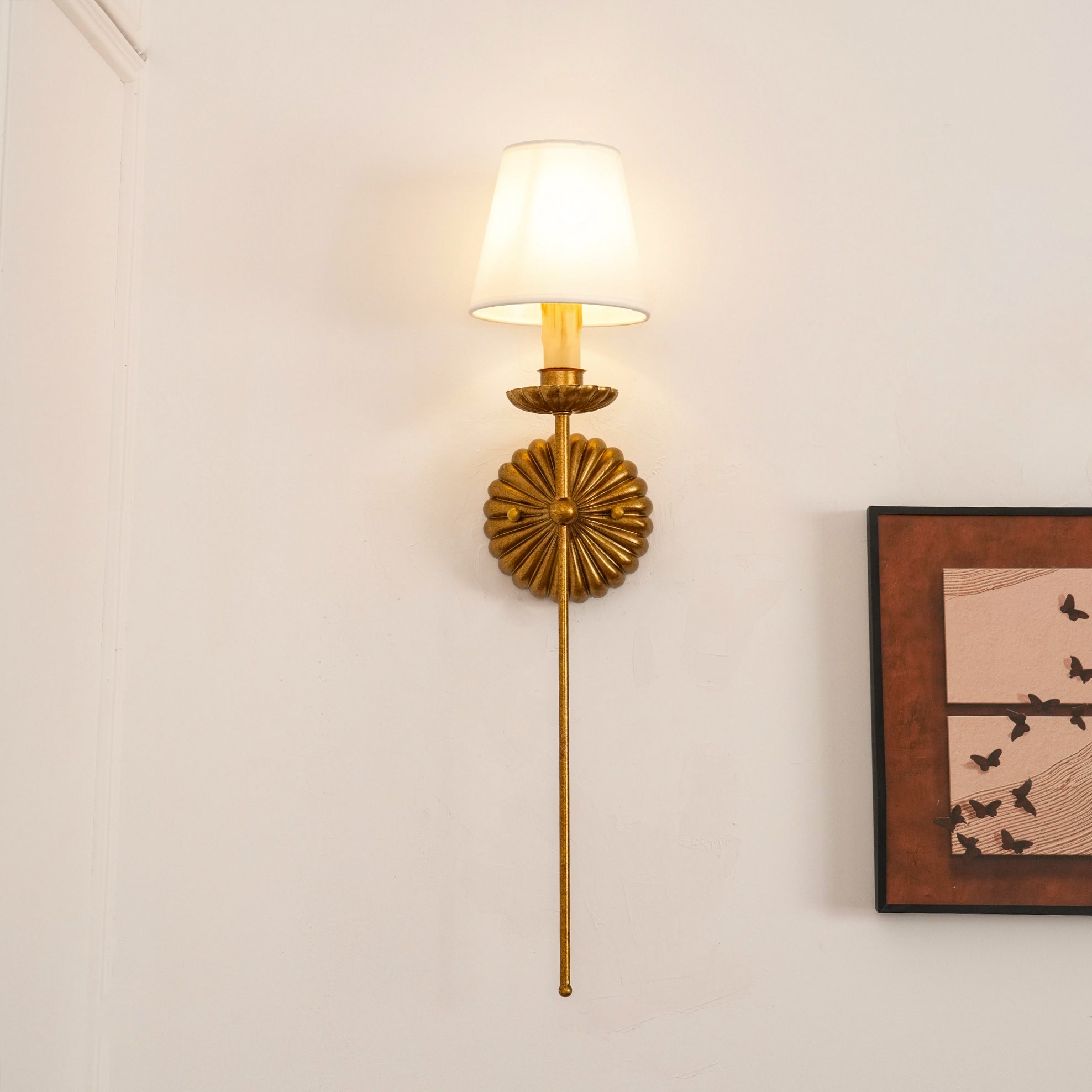 Odessa Gold Candle Sconce