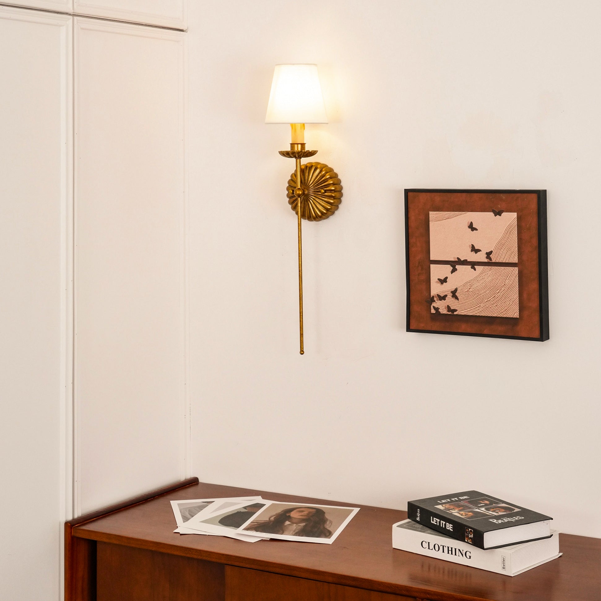 Odessa Gold Candle Sconce