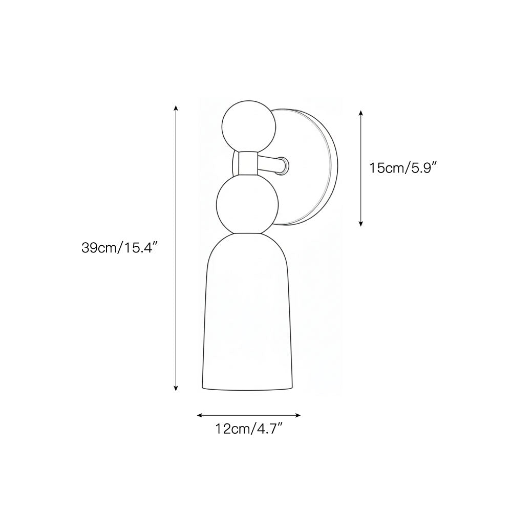 Cairn Alabaster & Brass Sconce