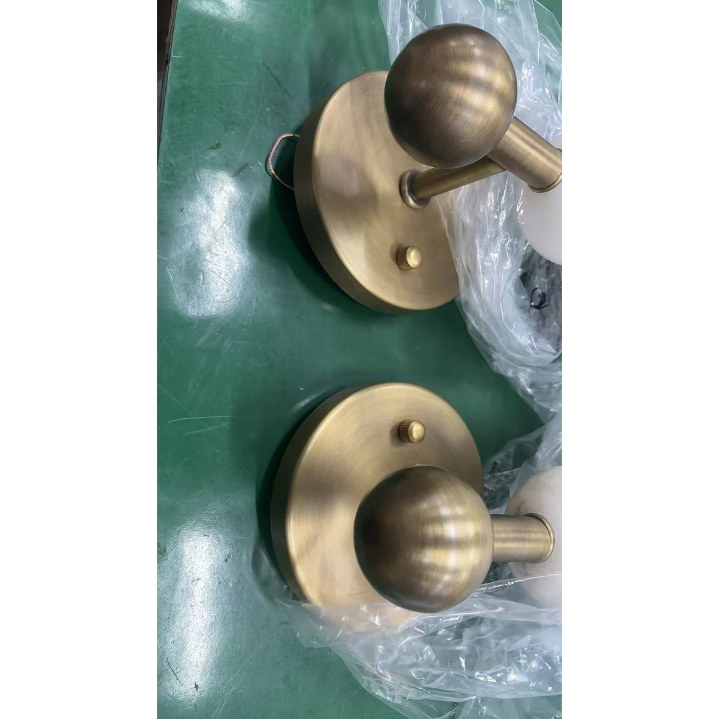Cairn Alabaster & Brass Sconce