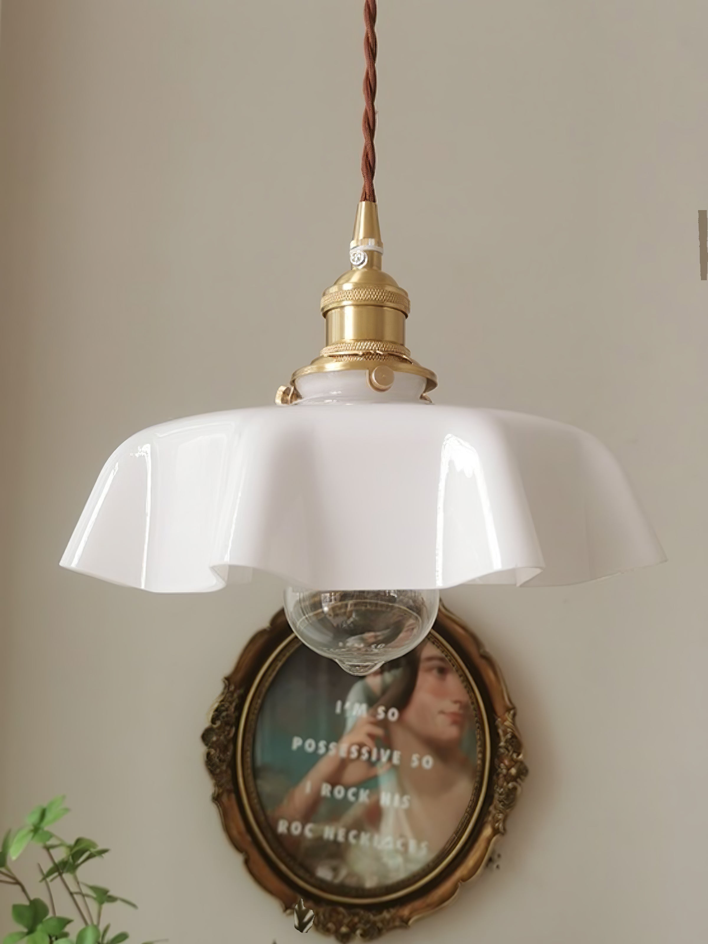 Fleurette Petal Glass Mini Pendant