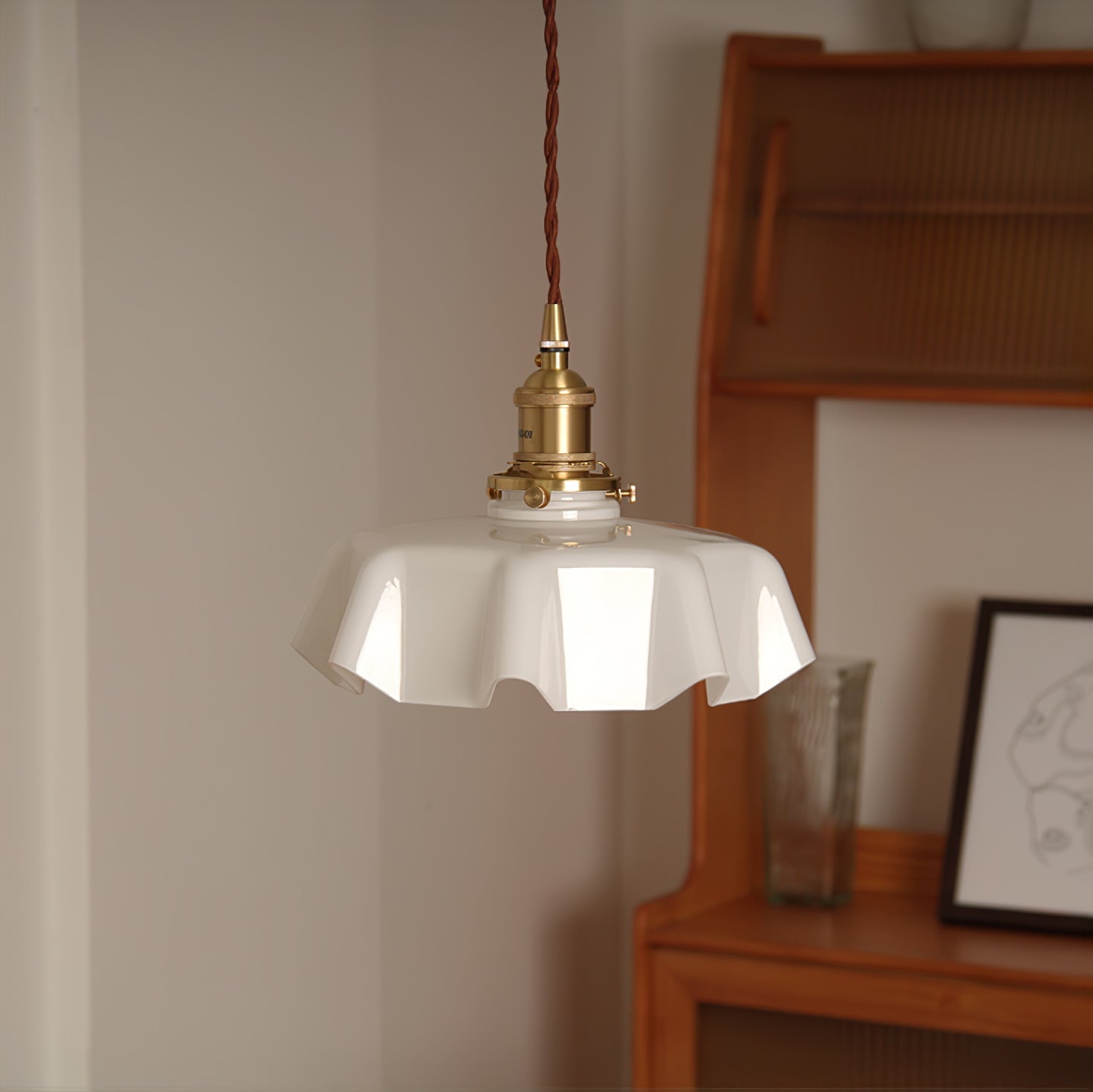 Fleurette Petal Glass Mini Pendant