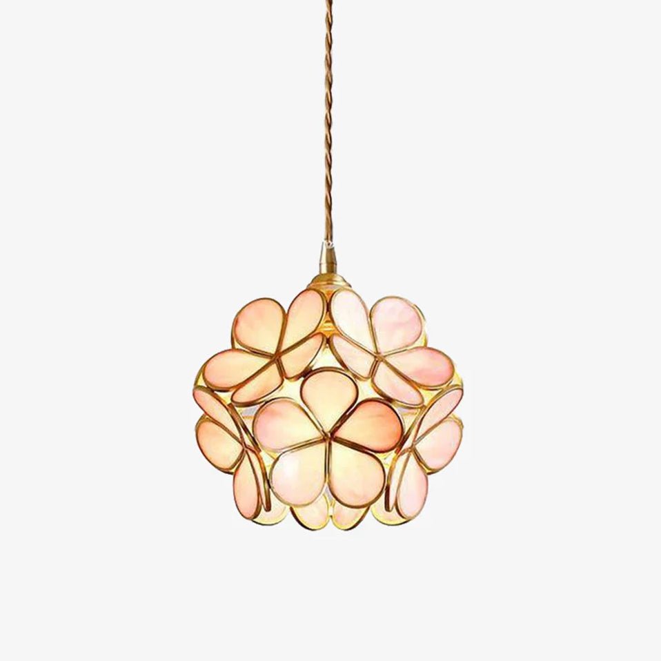 Petal Handblown Glass Pendant