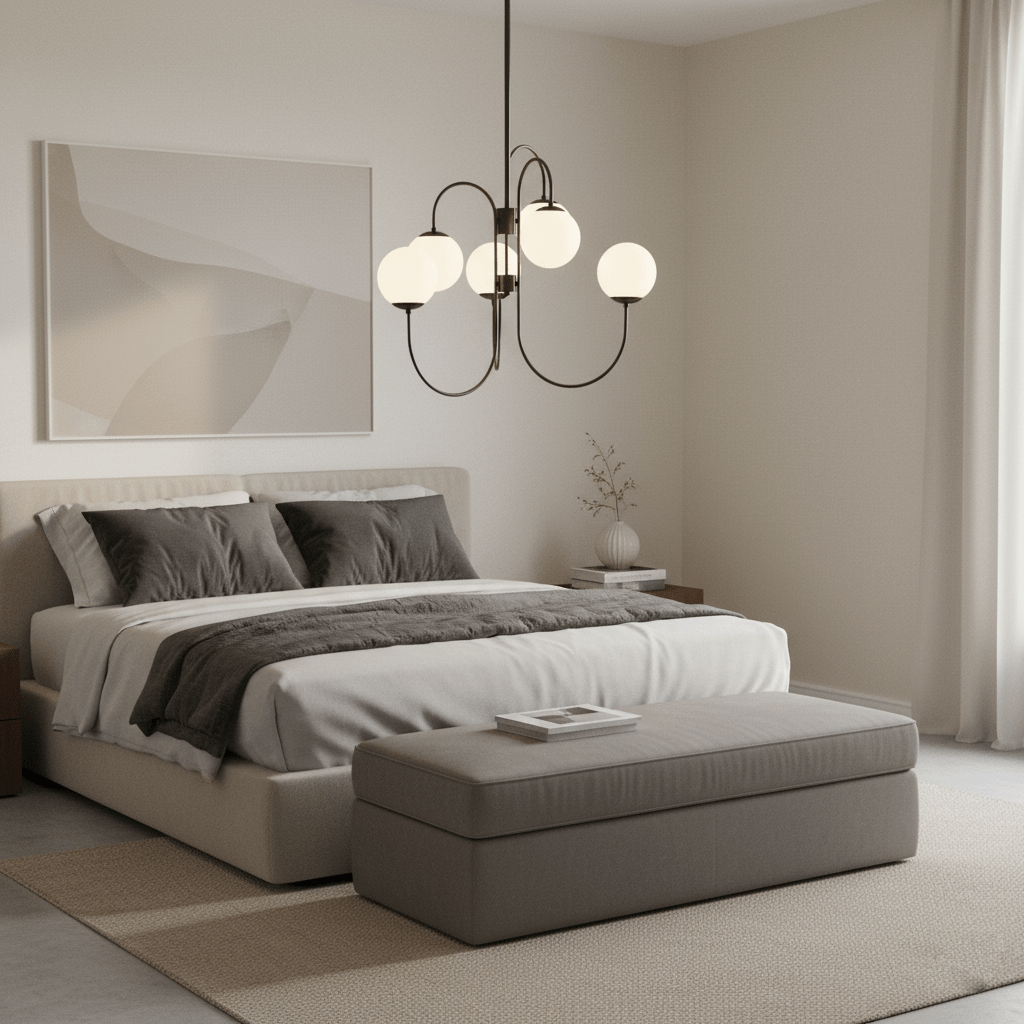 Heron Gooseneck Chandelier
