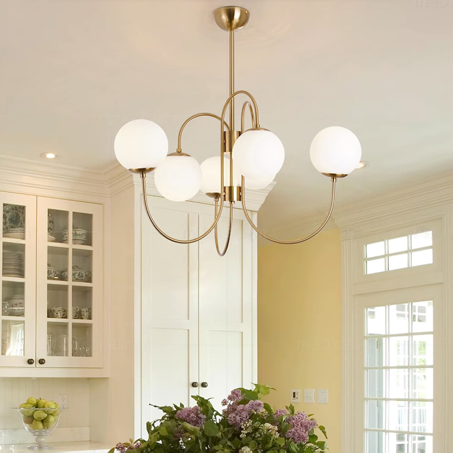 Heron Gooseneck Chandelier