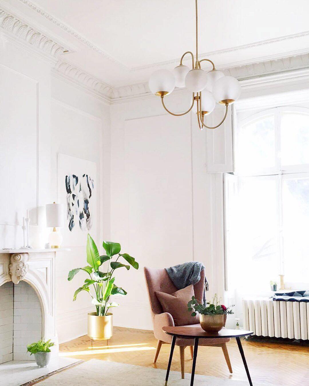 Heron Gooseneck Chandelier
