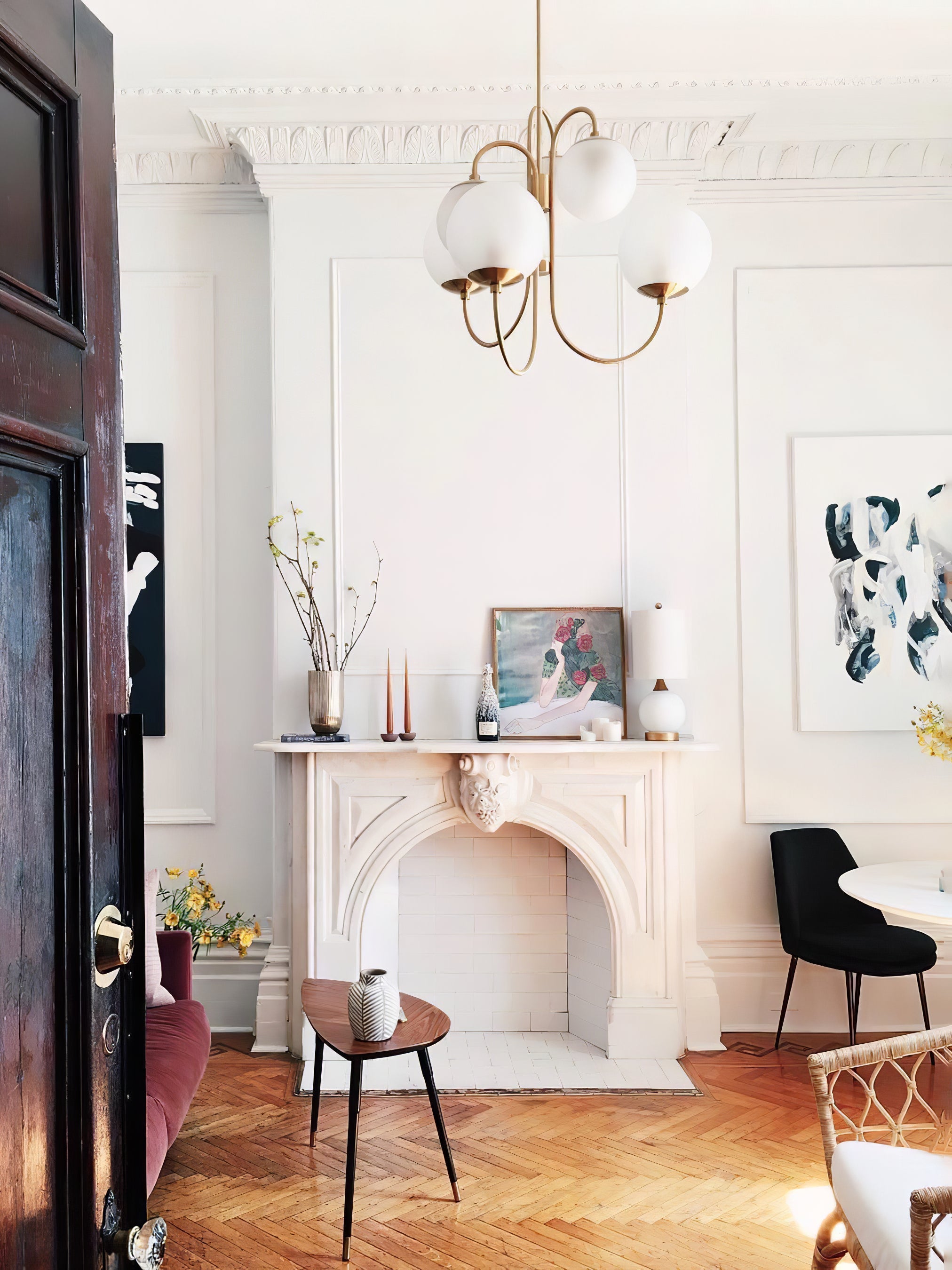 Heron Gooseneck Chandelier