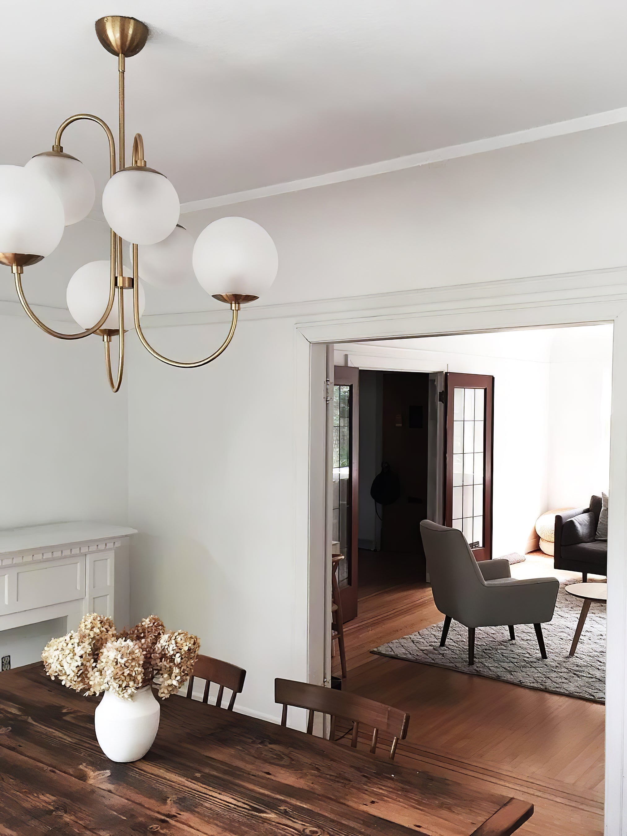 Heron Gooseneck Chandelier