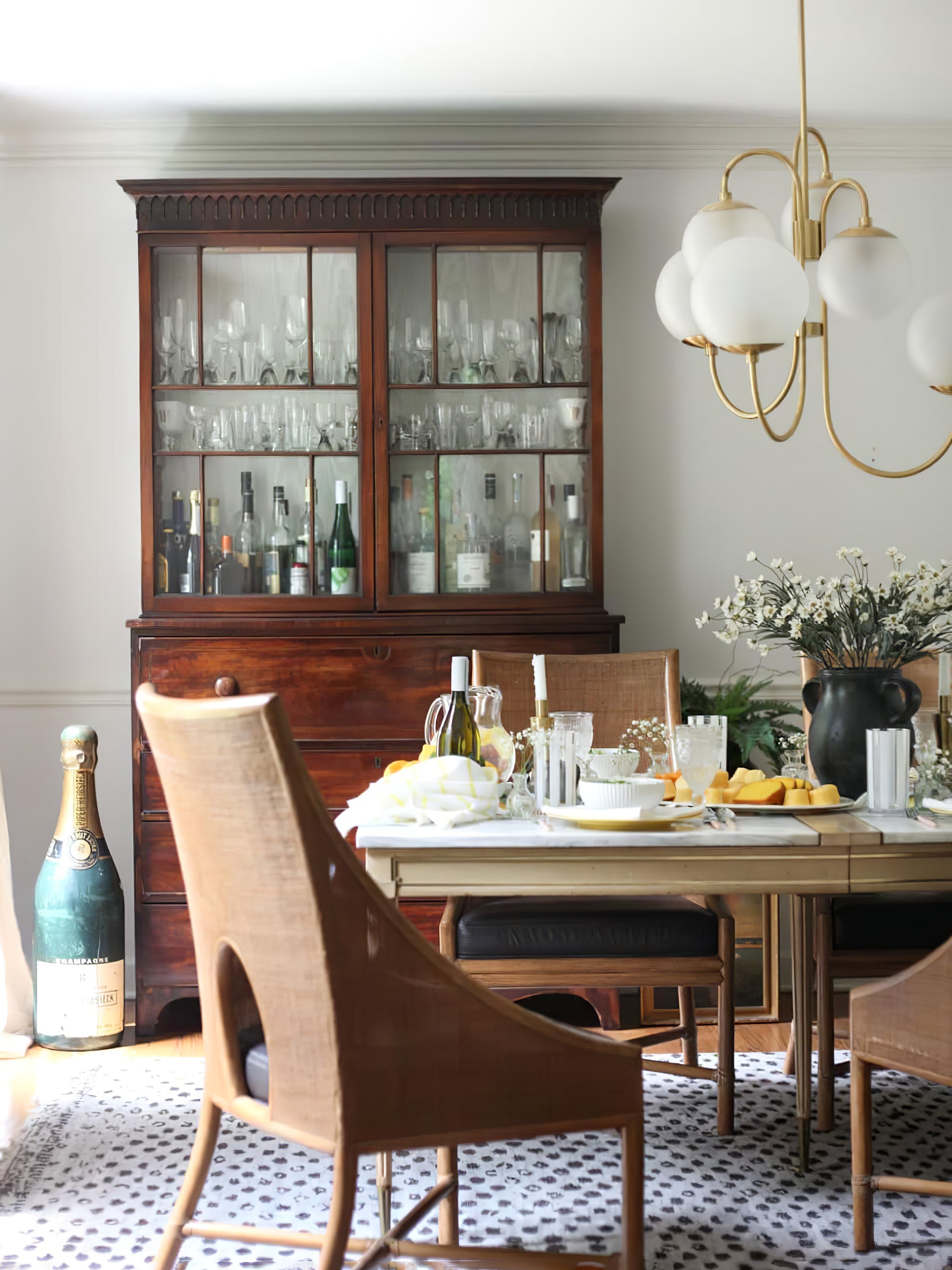 Heron Gooseneck Chandelier
