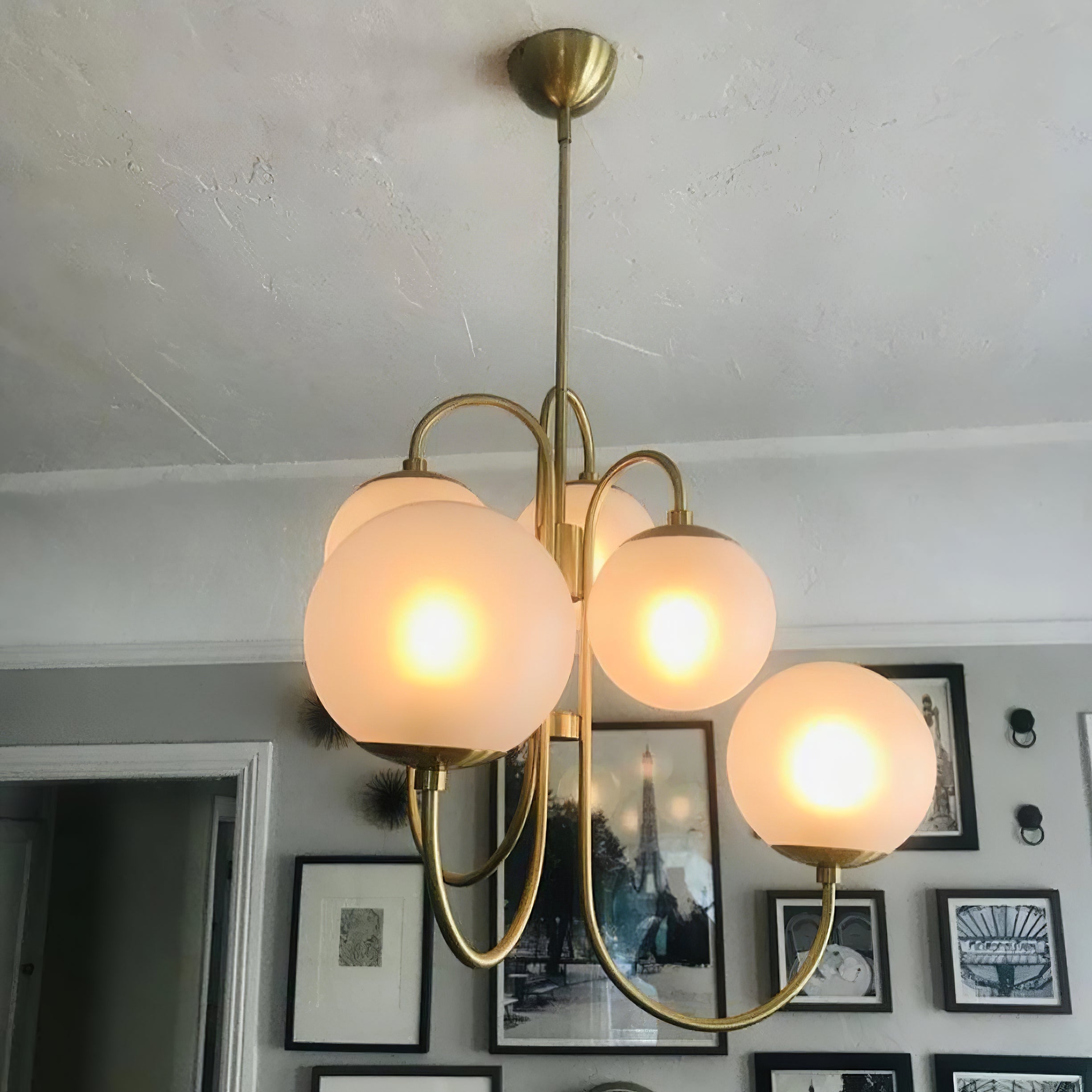 Heron Gooseneck Chandelier