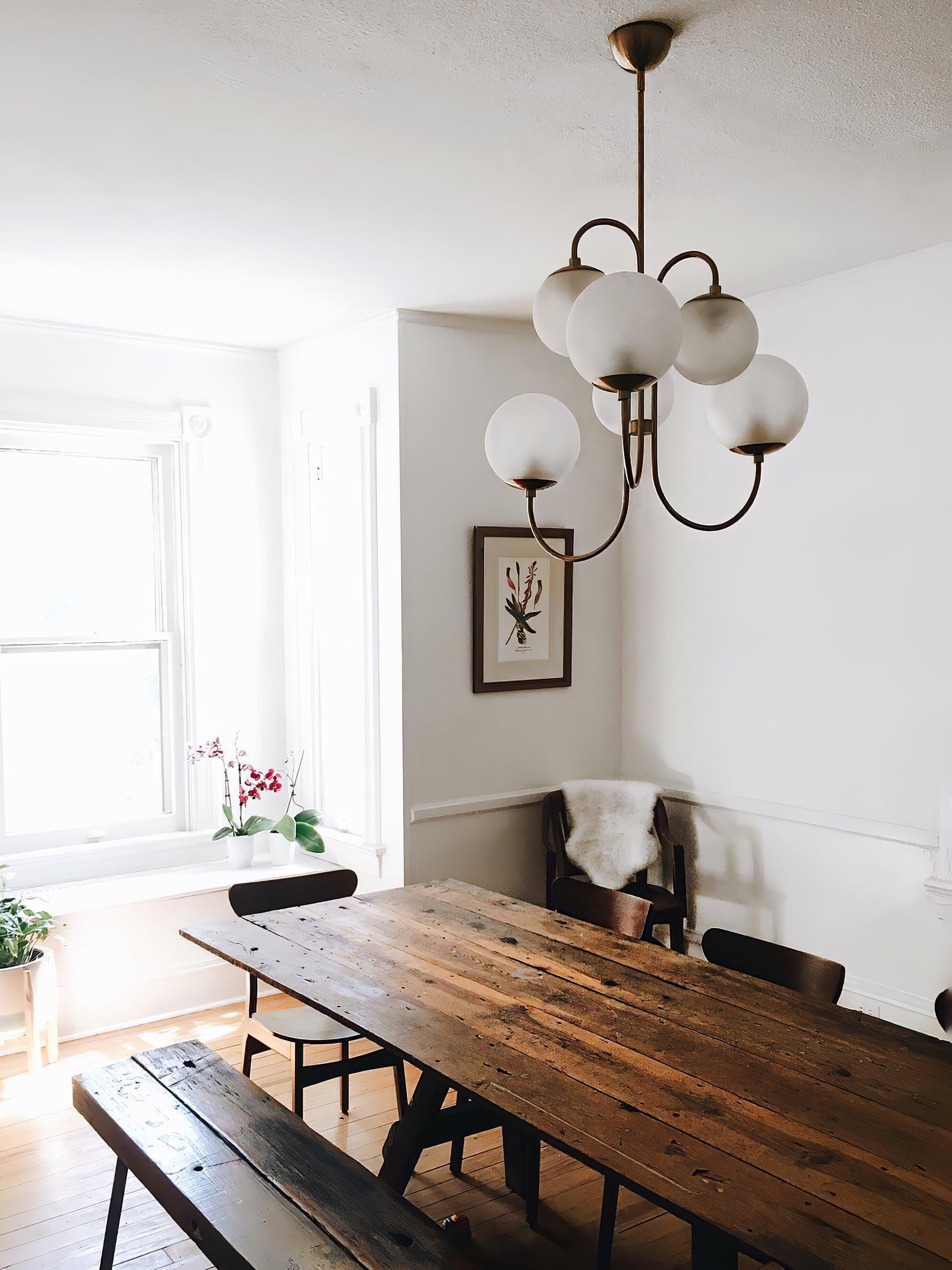 Heron Gooseneck Chandelier