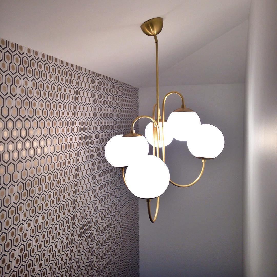 Heron Gooseneck Chandelier