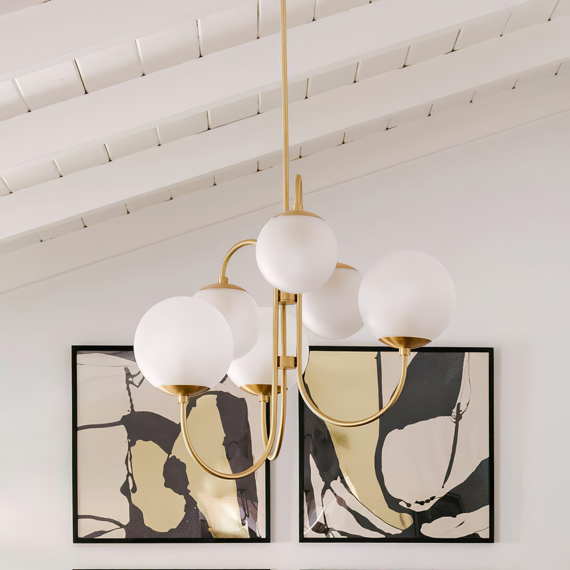 Heron Gooseneck Chandelier