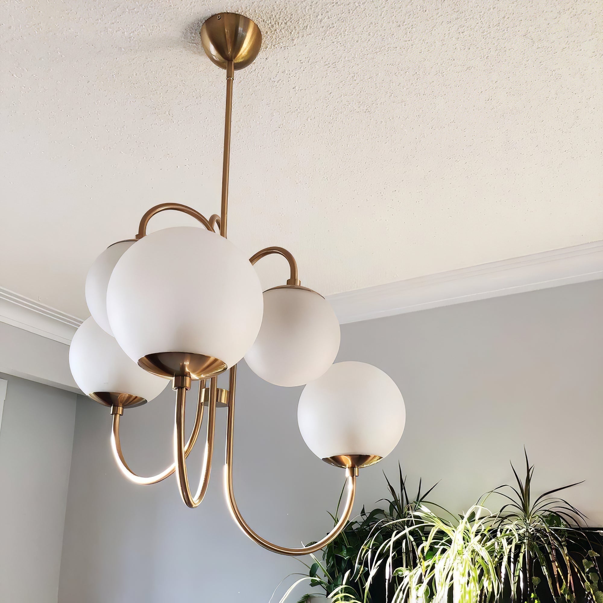 Heron Gooseneck Chandelier