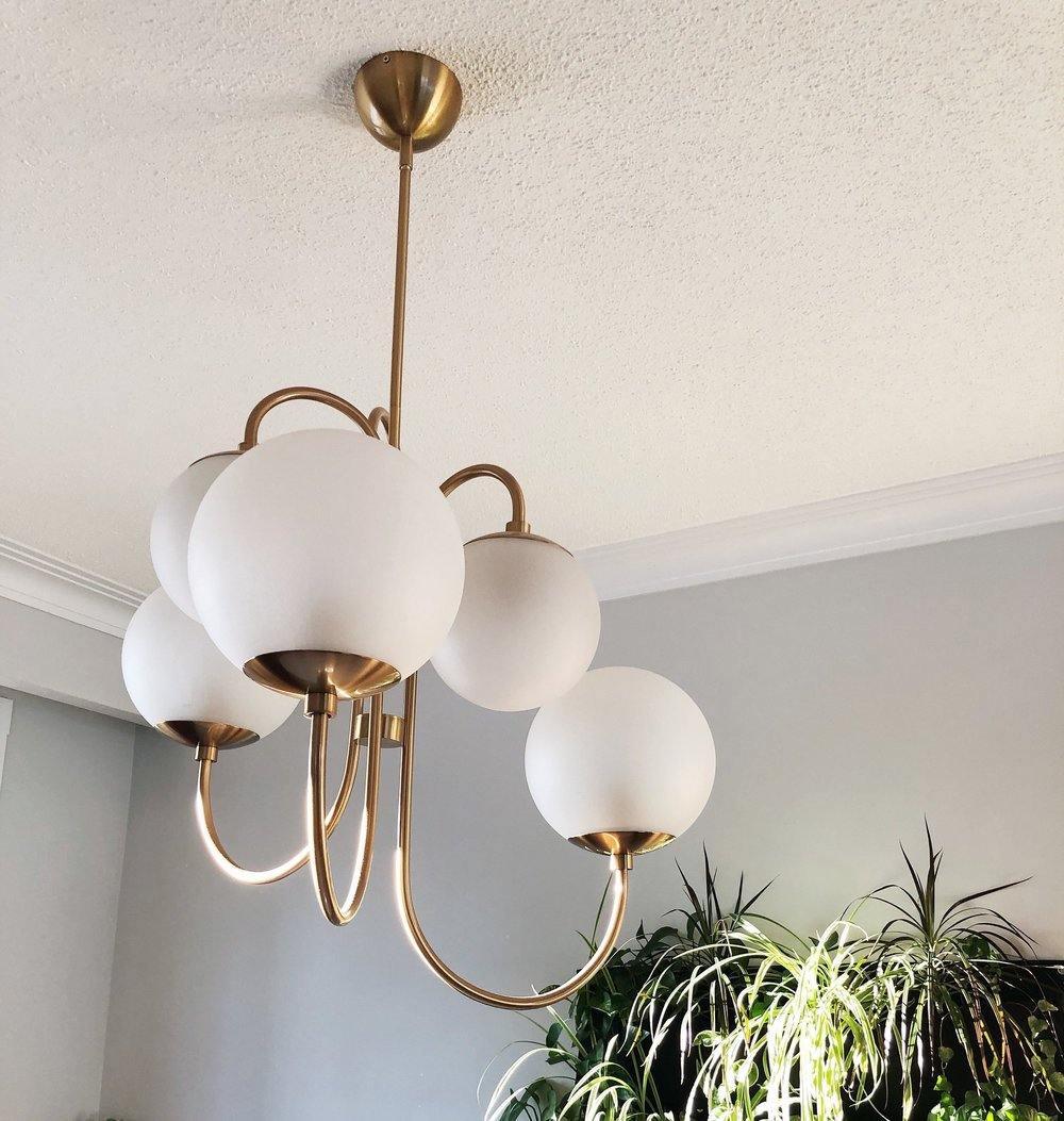Heron Gooseneck Chandelier
