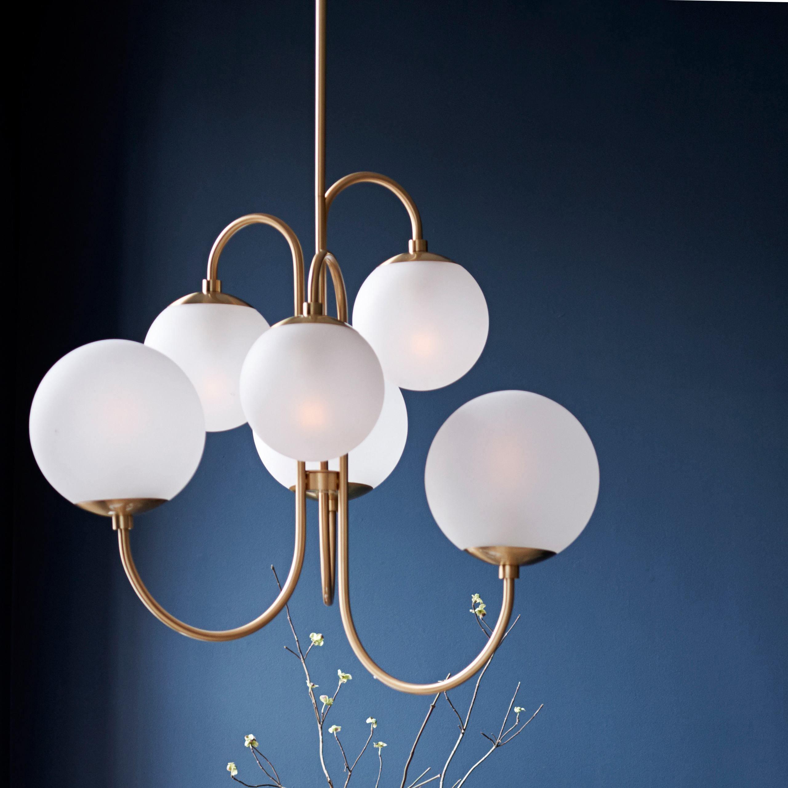 Heron Gooseneck Chandelier