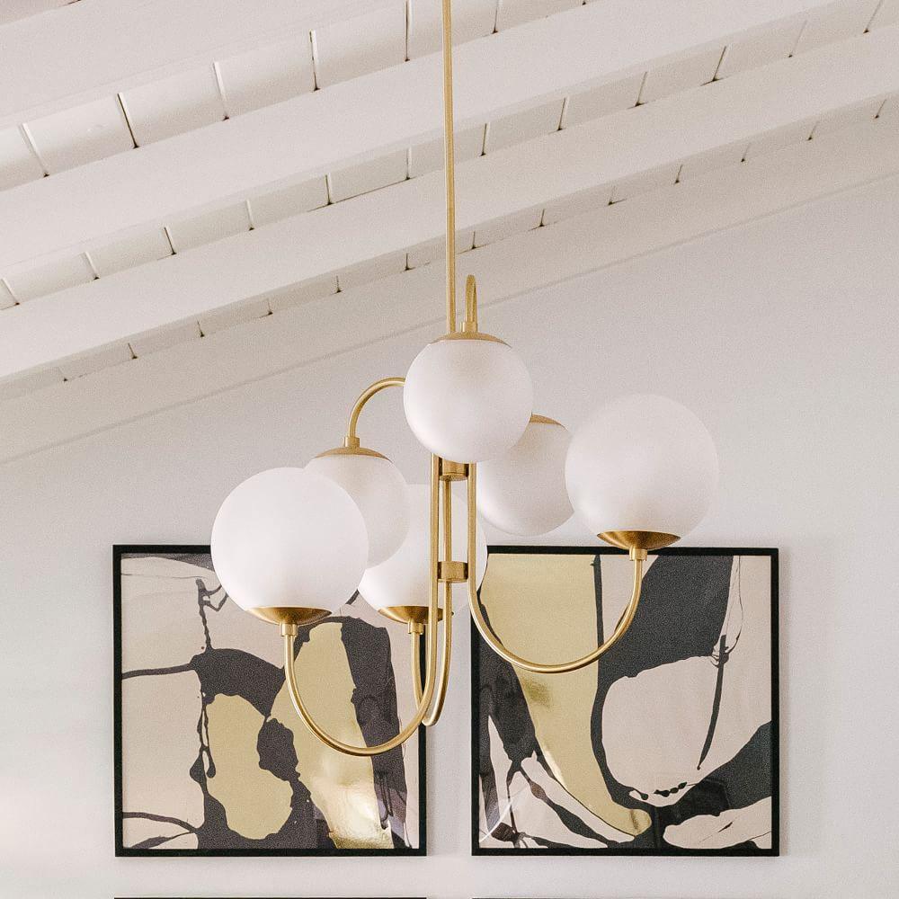 Heron Gooseneck Chandelier