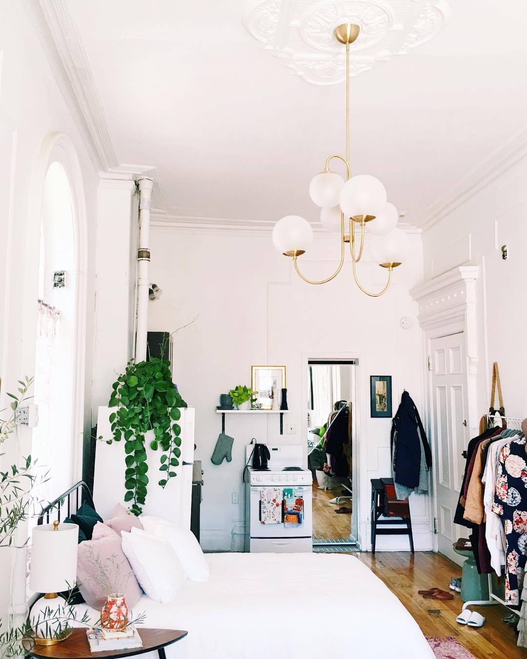Heron Gooseneck Chandelier