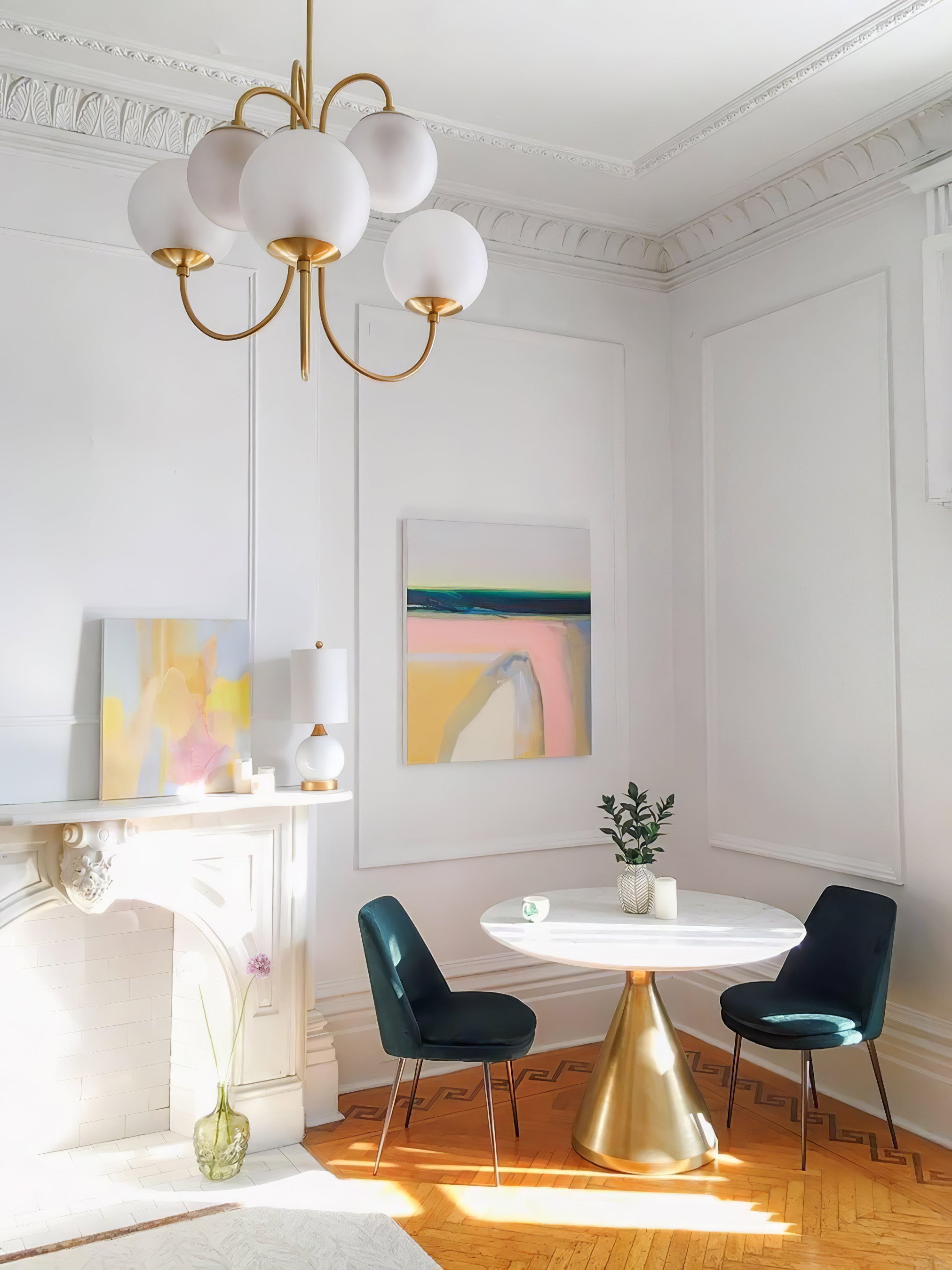 Heron Gooseneck Chandelier