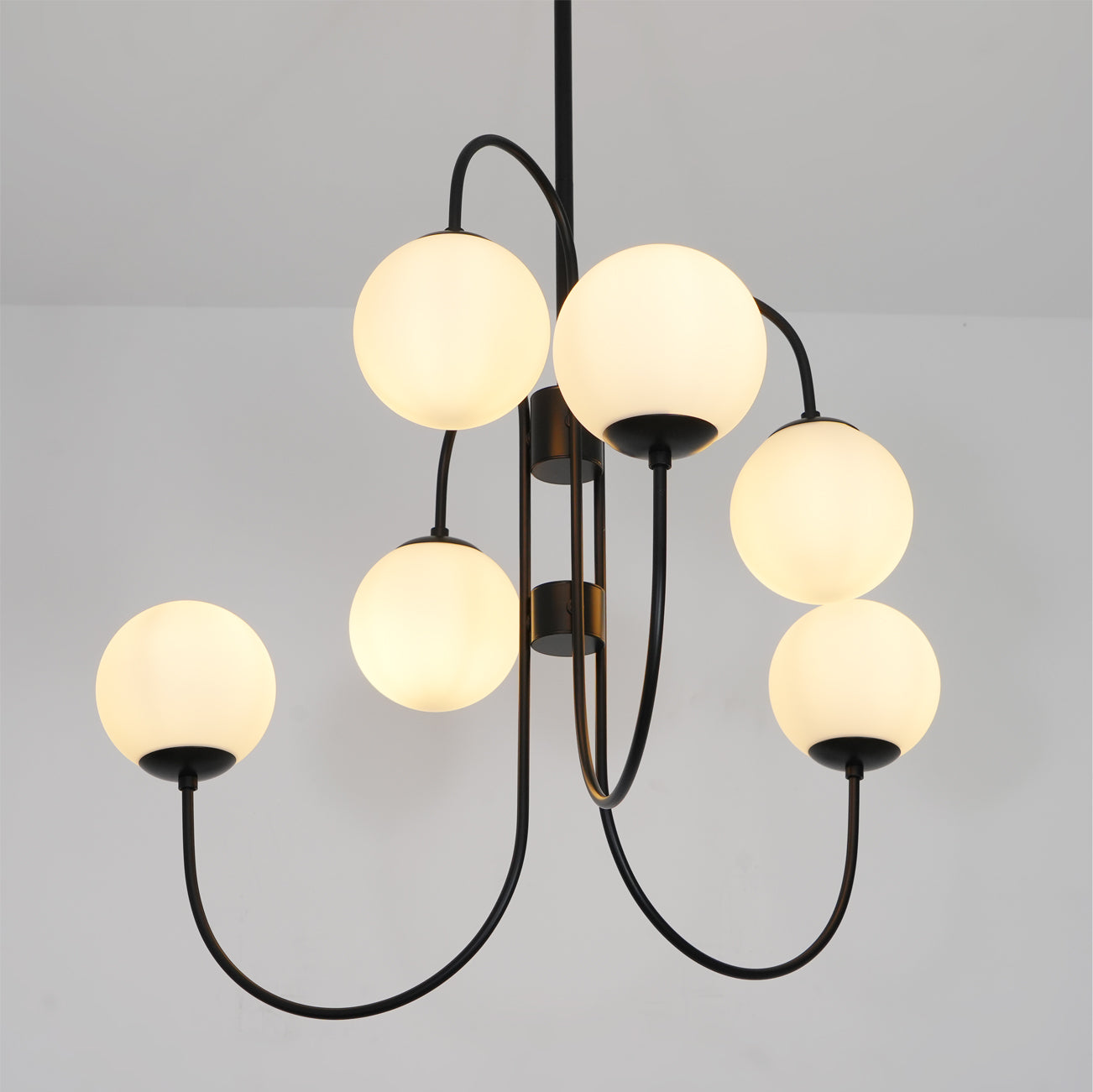 Heron Gooseneck Chandelier