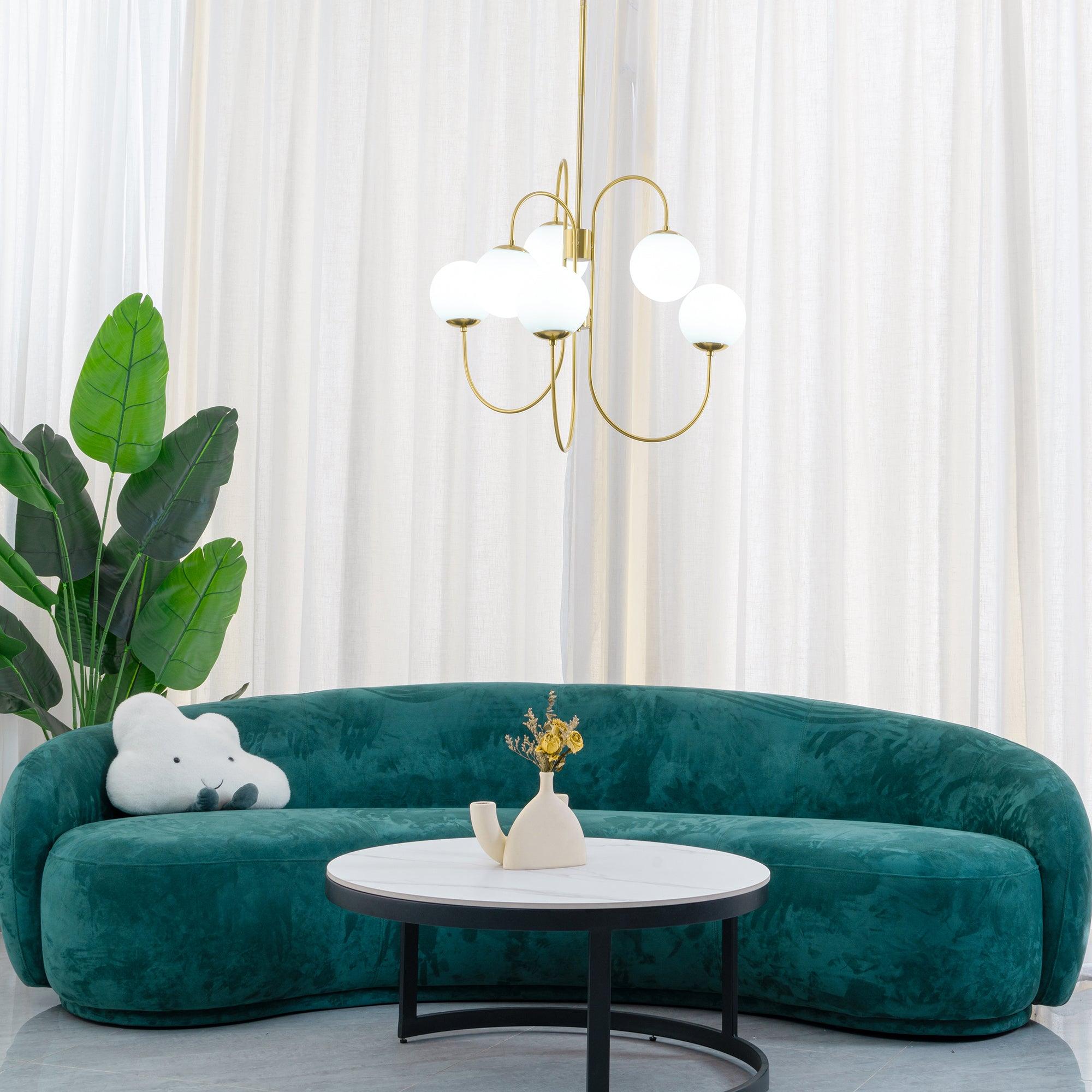 Heron Gooseneck Chandelier