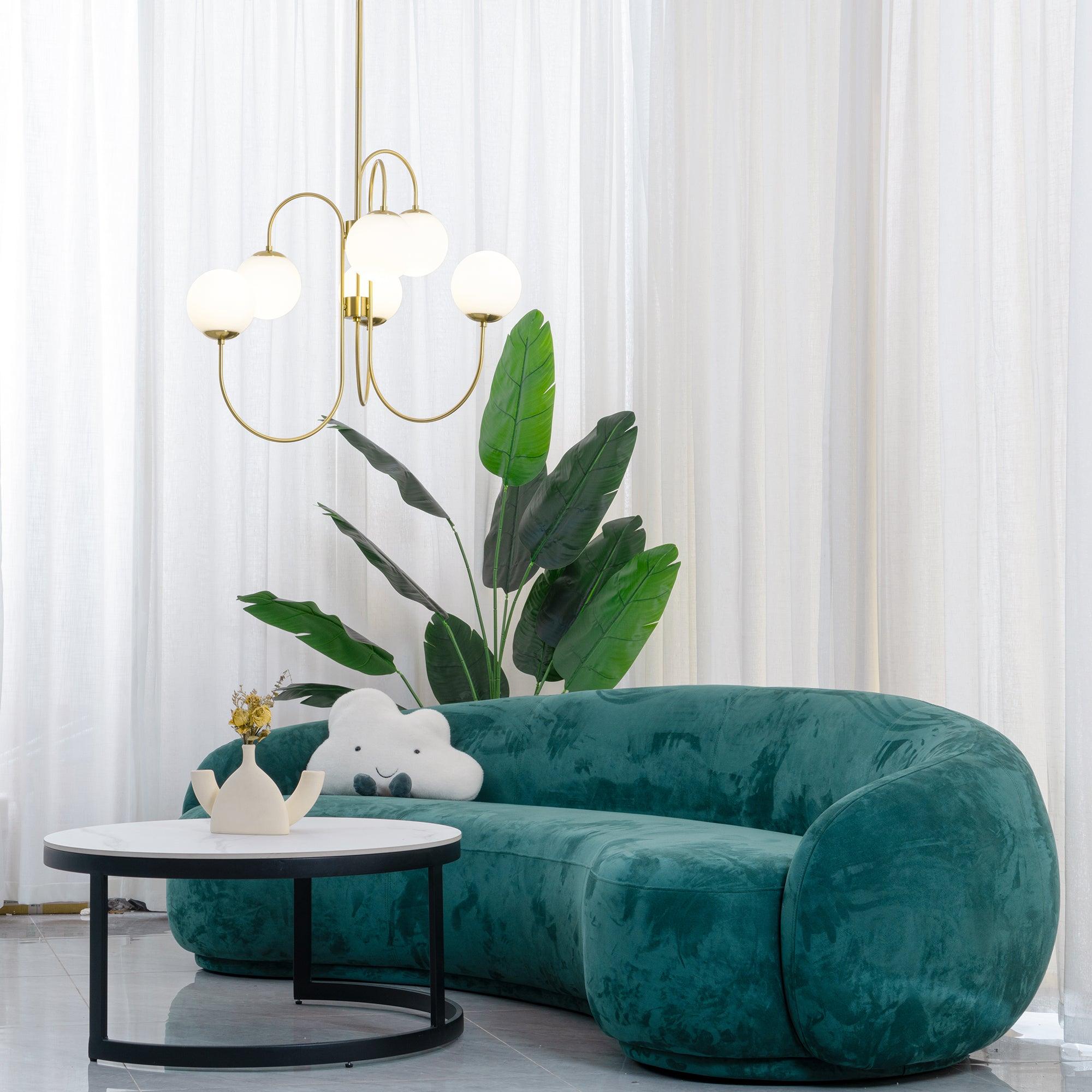 Heron Gooseneck Chandelier