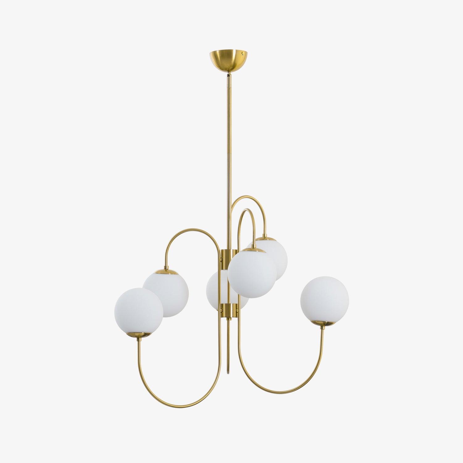 Heron Gooseneck Chandelier