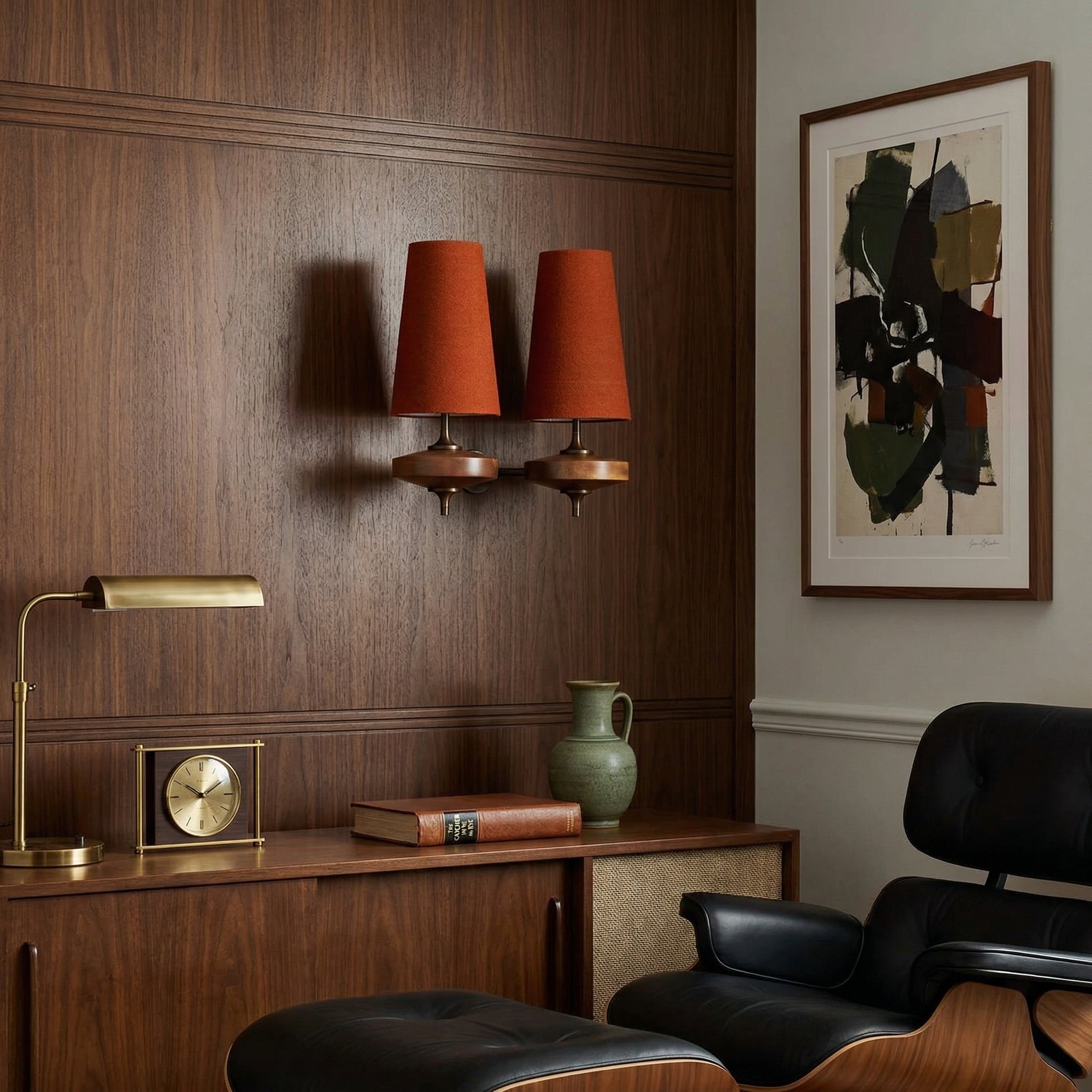 Nikau Walnut Wall Sconce