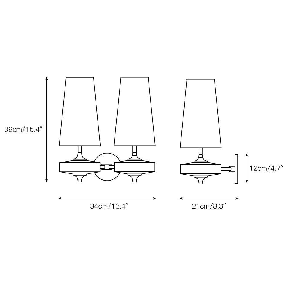 Nikau Walnut Wall Sconce