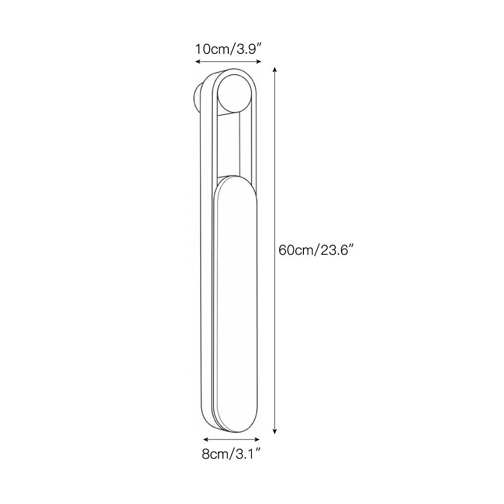 Linear Column Alabaster Vanity Sconce
