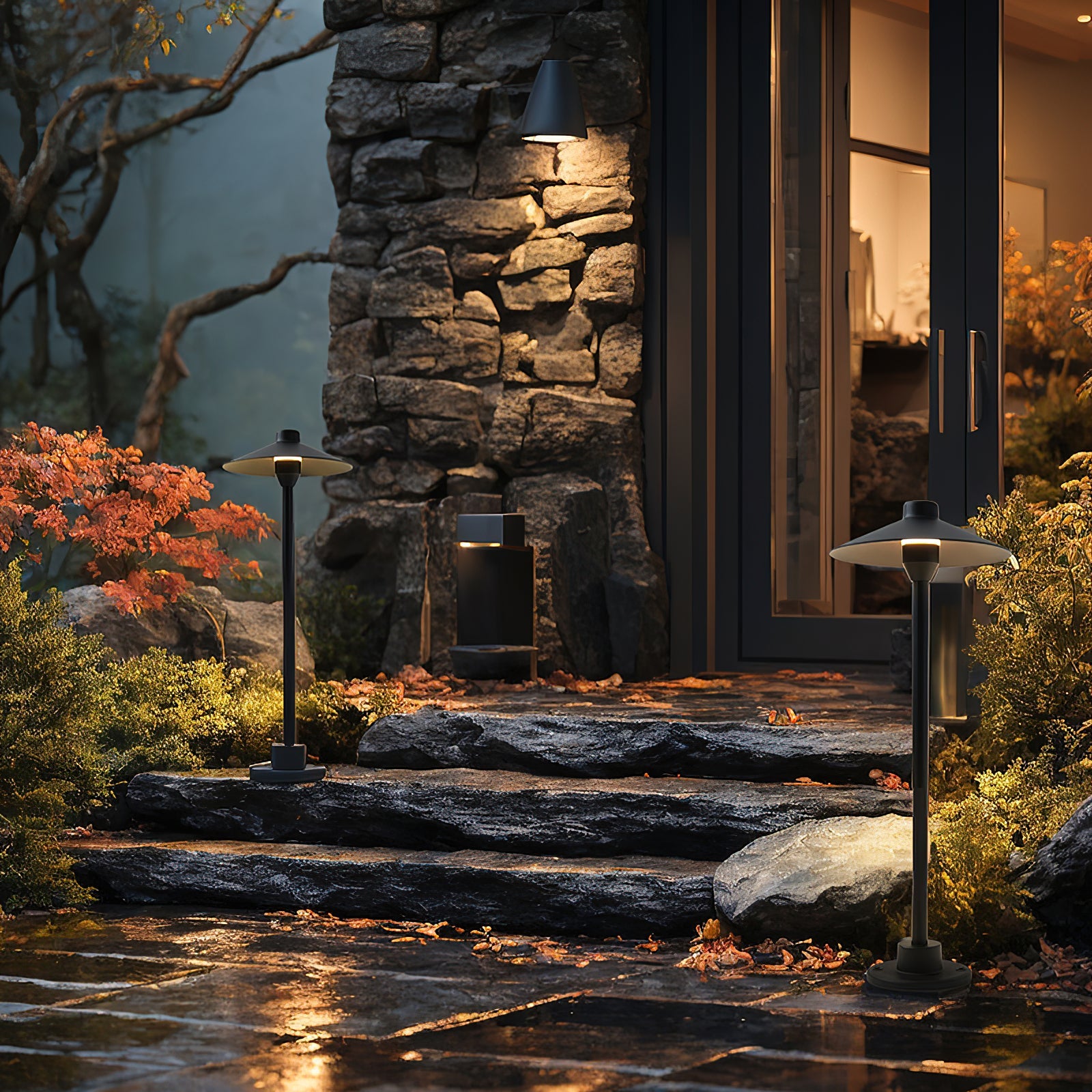 Minimal Cone Patio Lamp