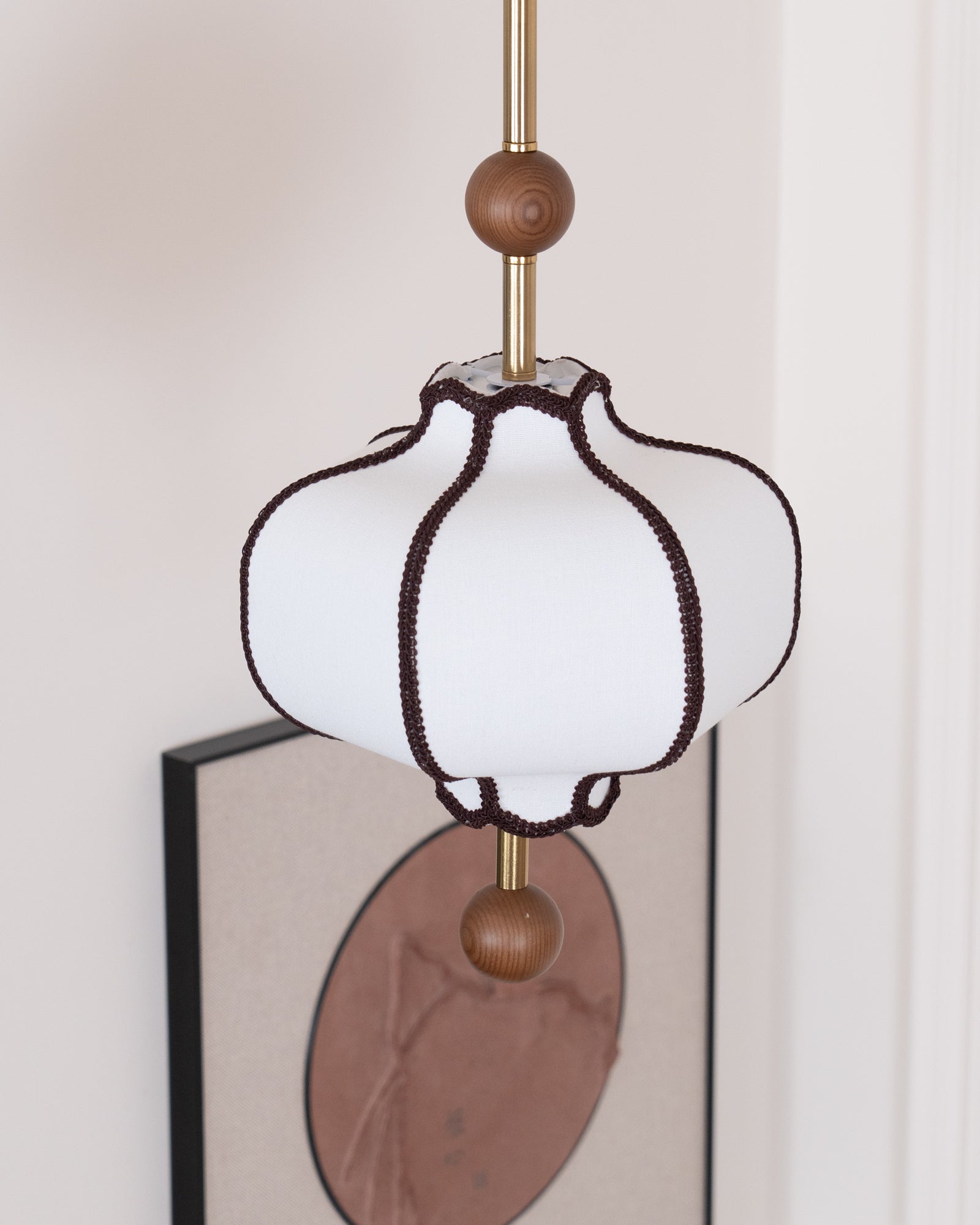Kyoto Fabric Lantern Pendant