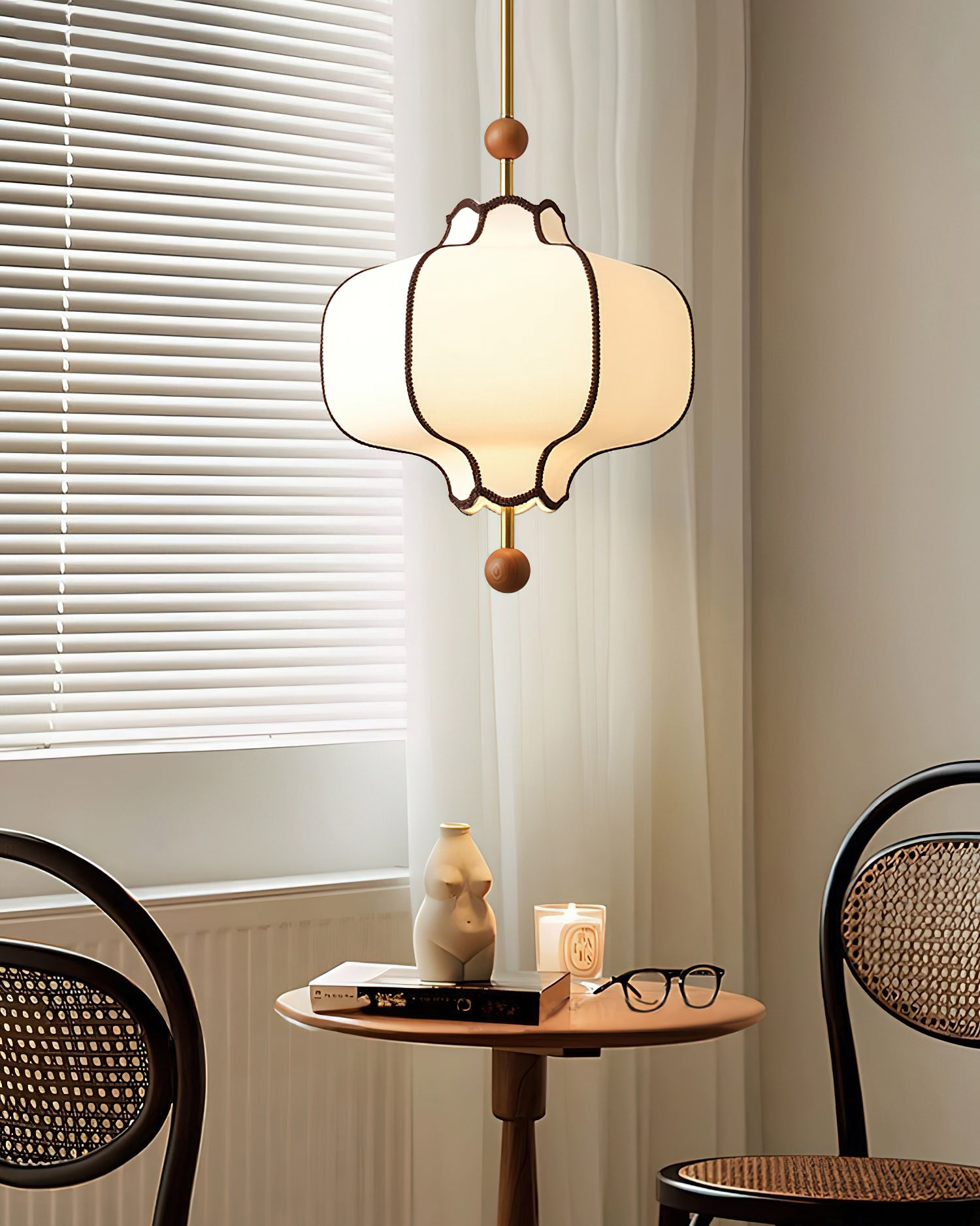 Kyoto Fabric Lantern Pendant