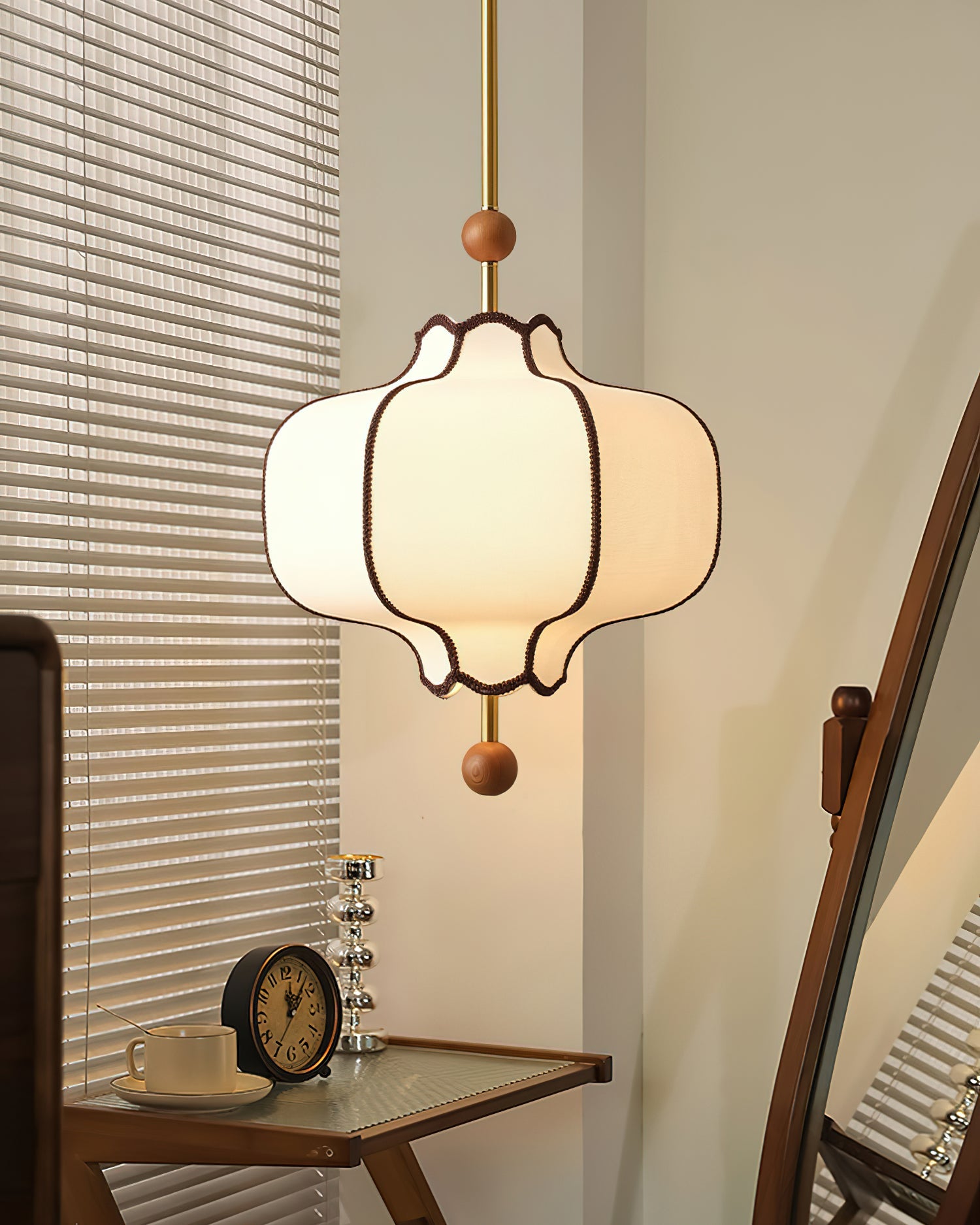 Kyoto Fabric Lantern Pendant