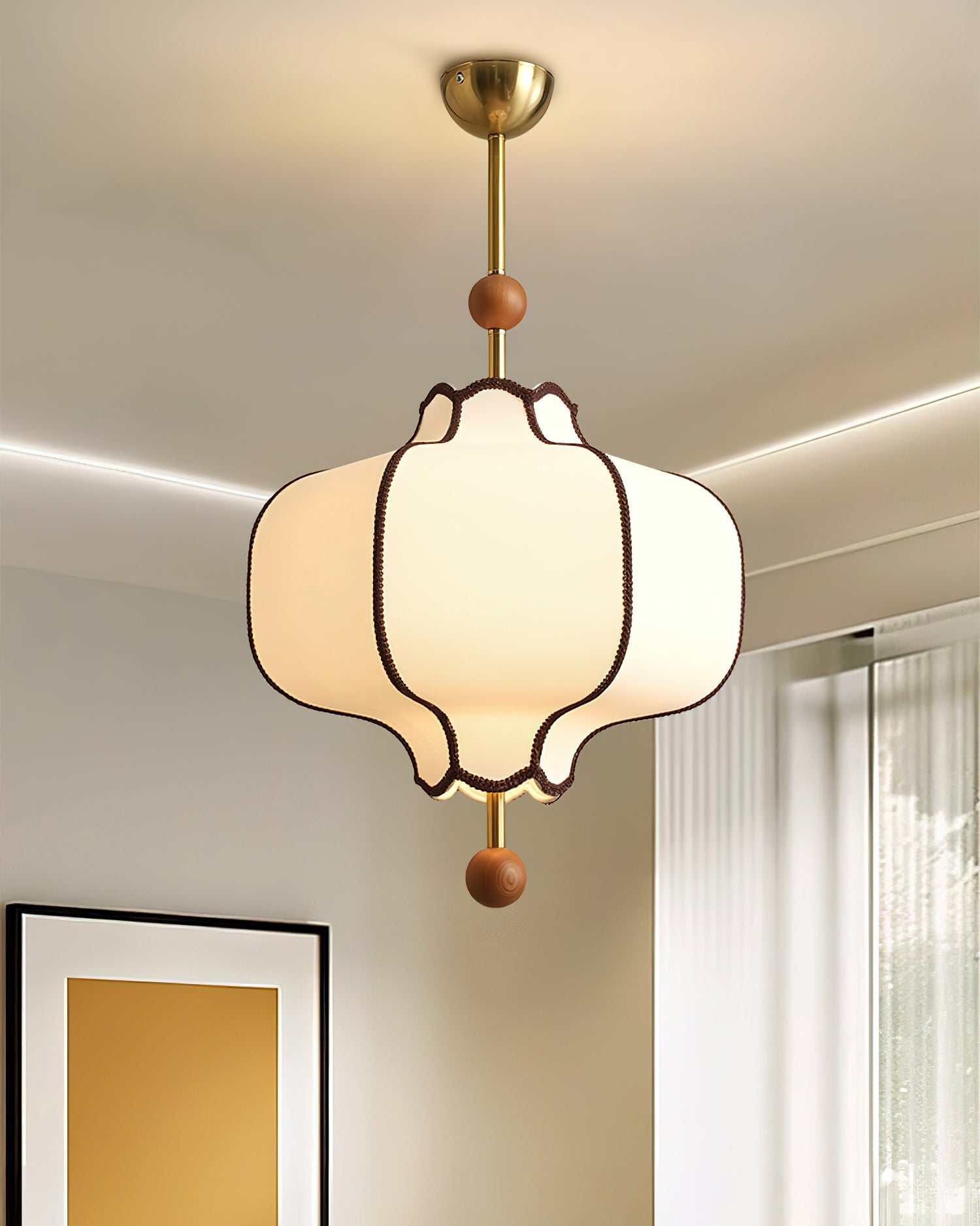 Kyoto Fabric Lantern Pendant