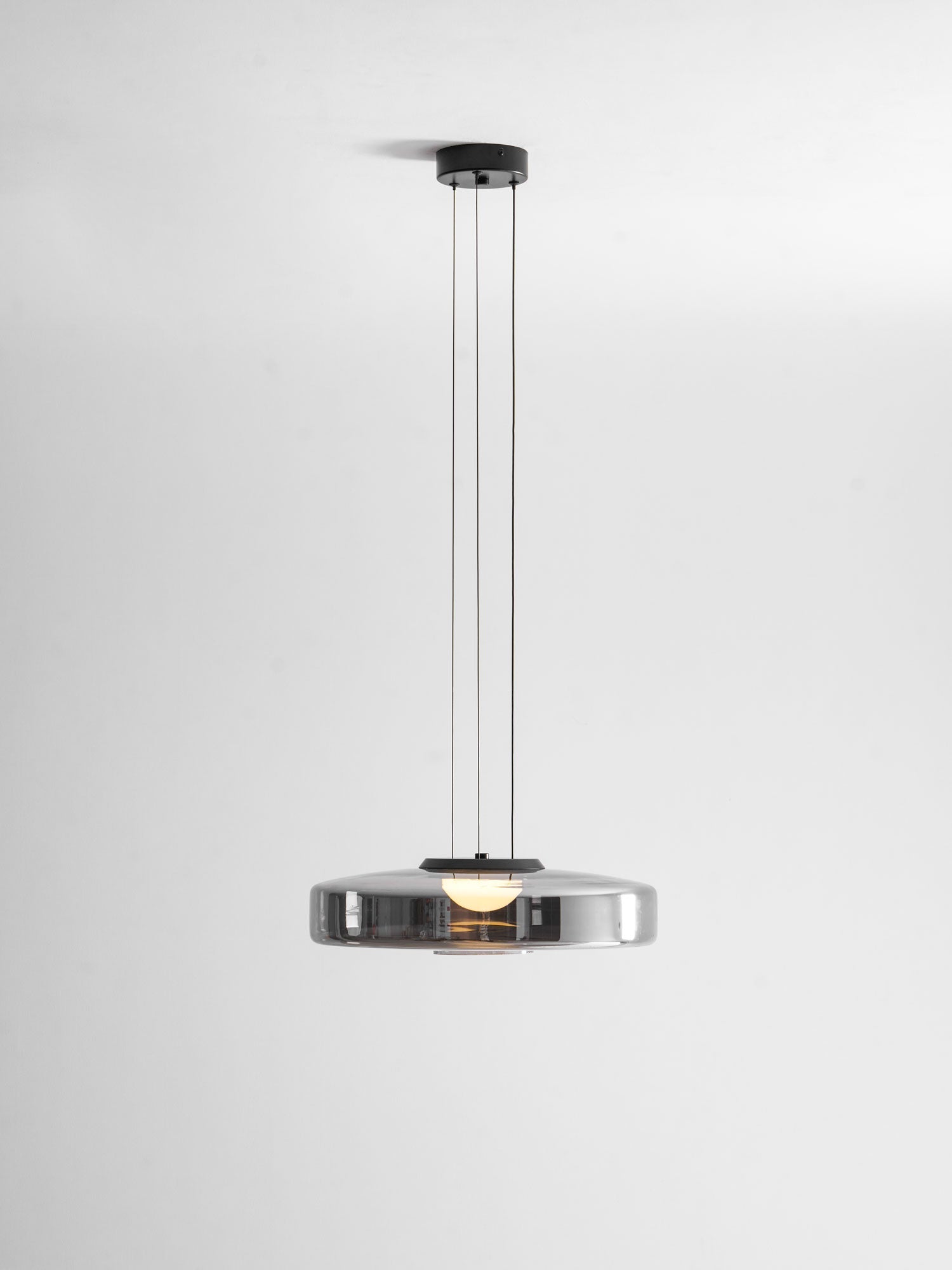 Strata Glass Disc Pendant