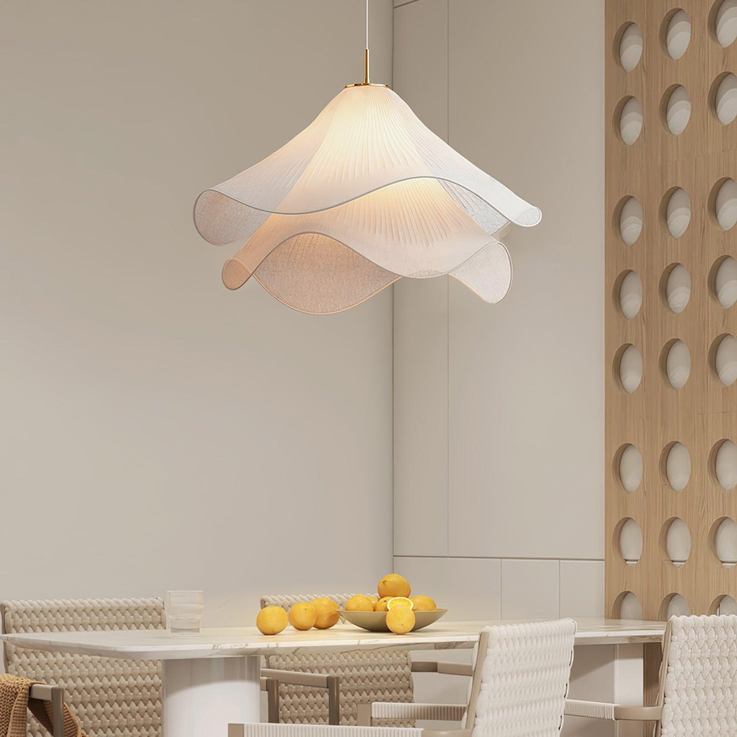 Ondine Pleated Bloom Pendant