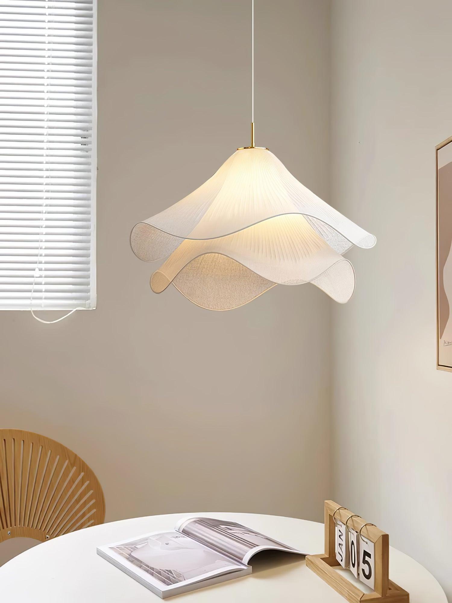 Ondine Pleated Bloom Pendant