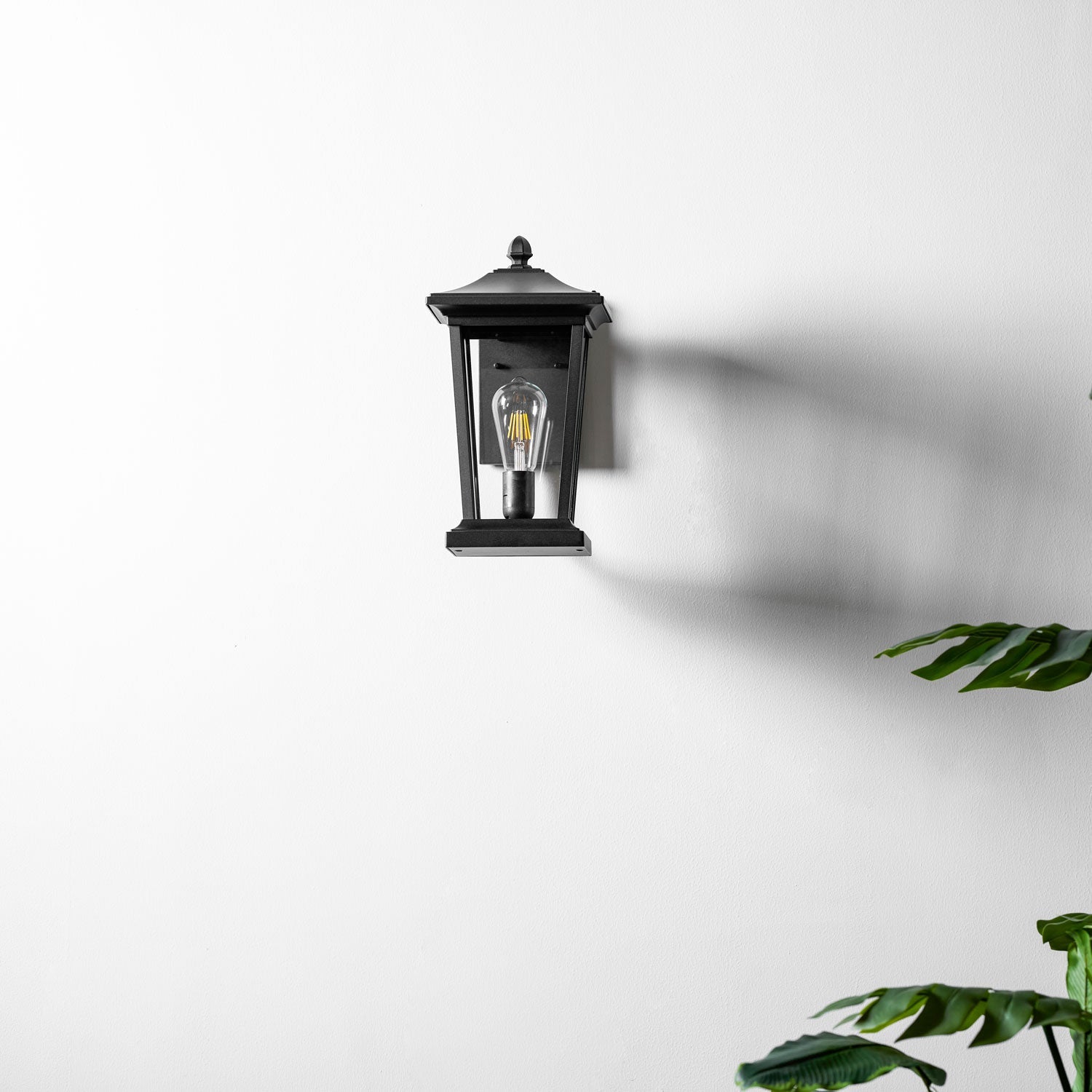 Caged Glass Carriage Lantern