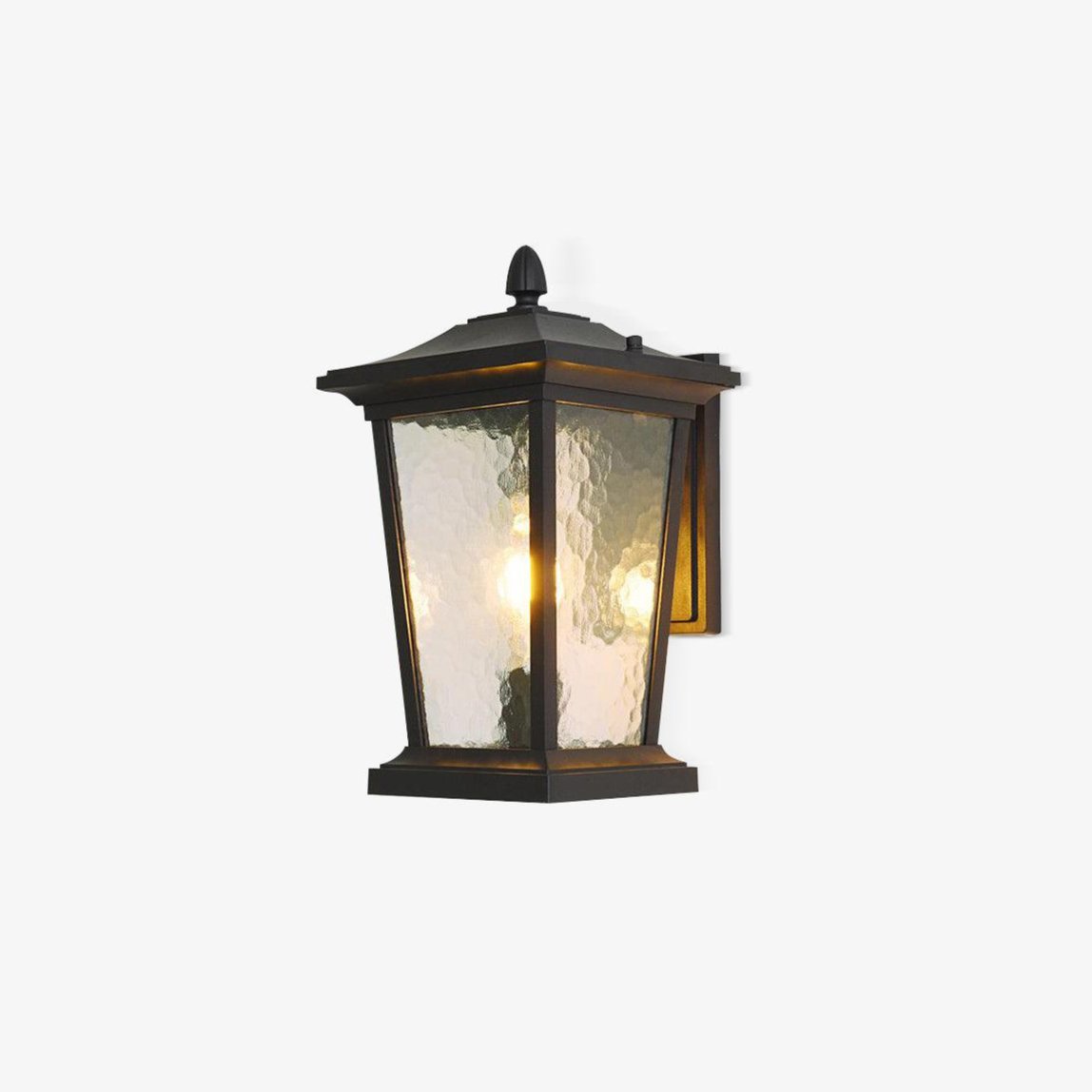 Caged Glass Carriage Lantern