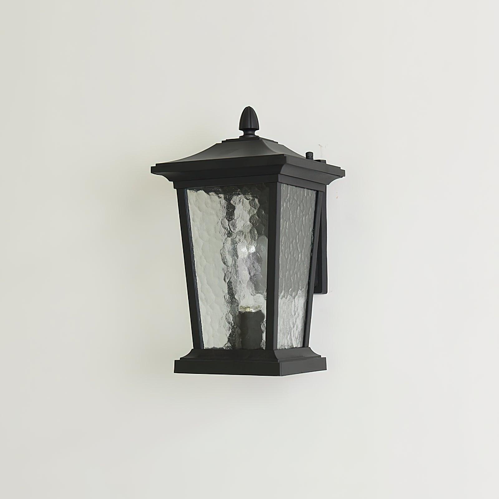 Caged Glass Carriage Lantern